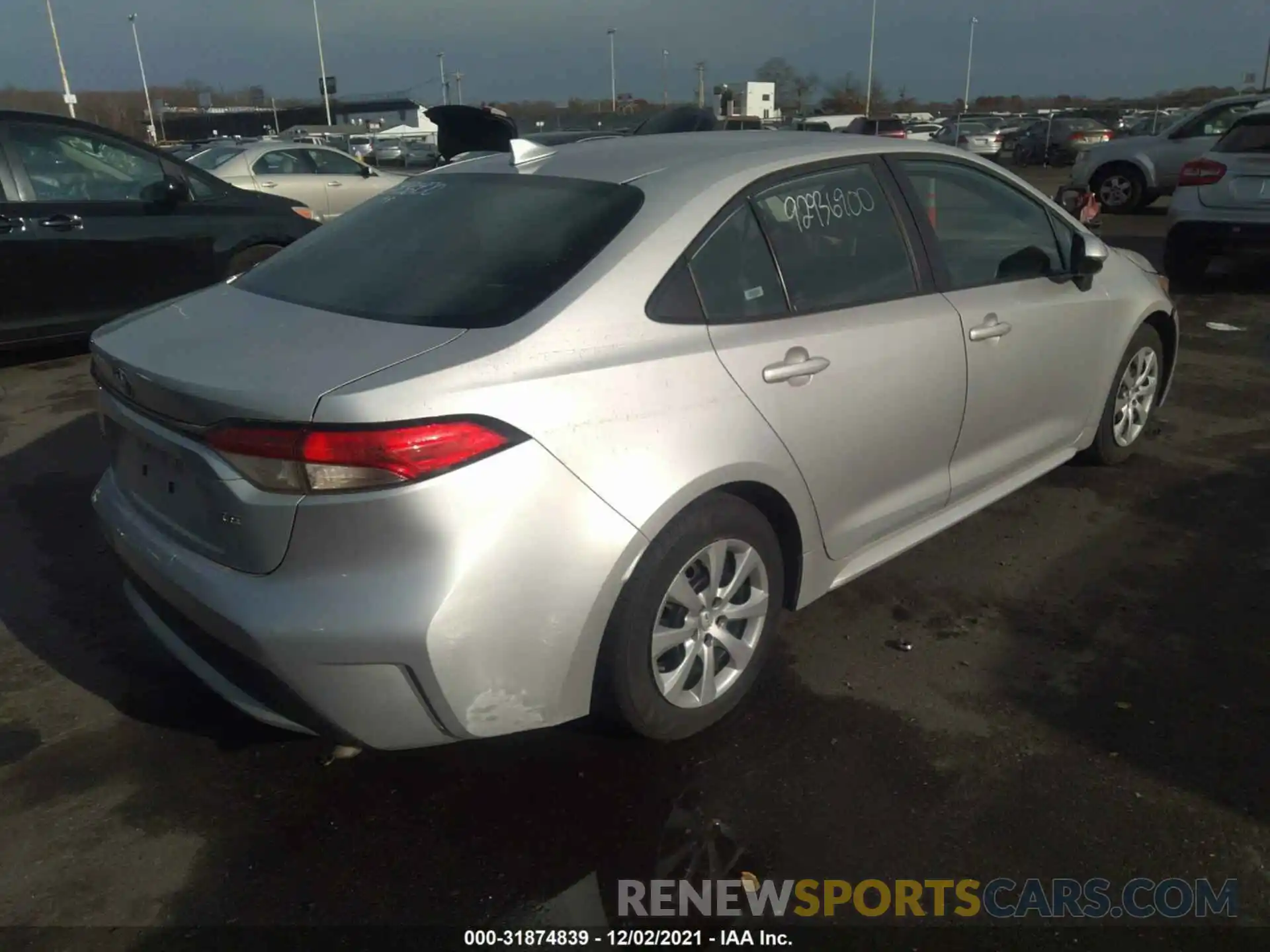 4 Photograph of a damaged car 5YFEPRAE3LP026103 TOYOTA COROLLA 2020