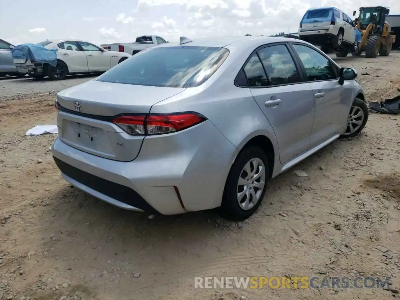 4 Photograph of a damaged car 5YFEPRAE3LP026117 TOYOTA COROLLA 2020