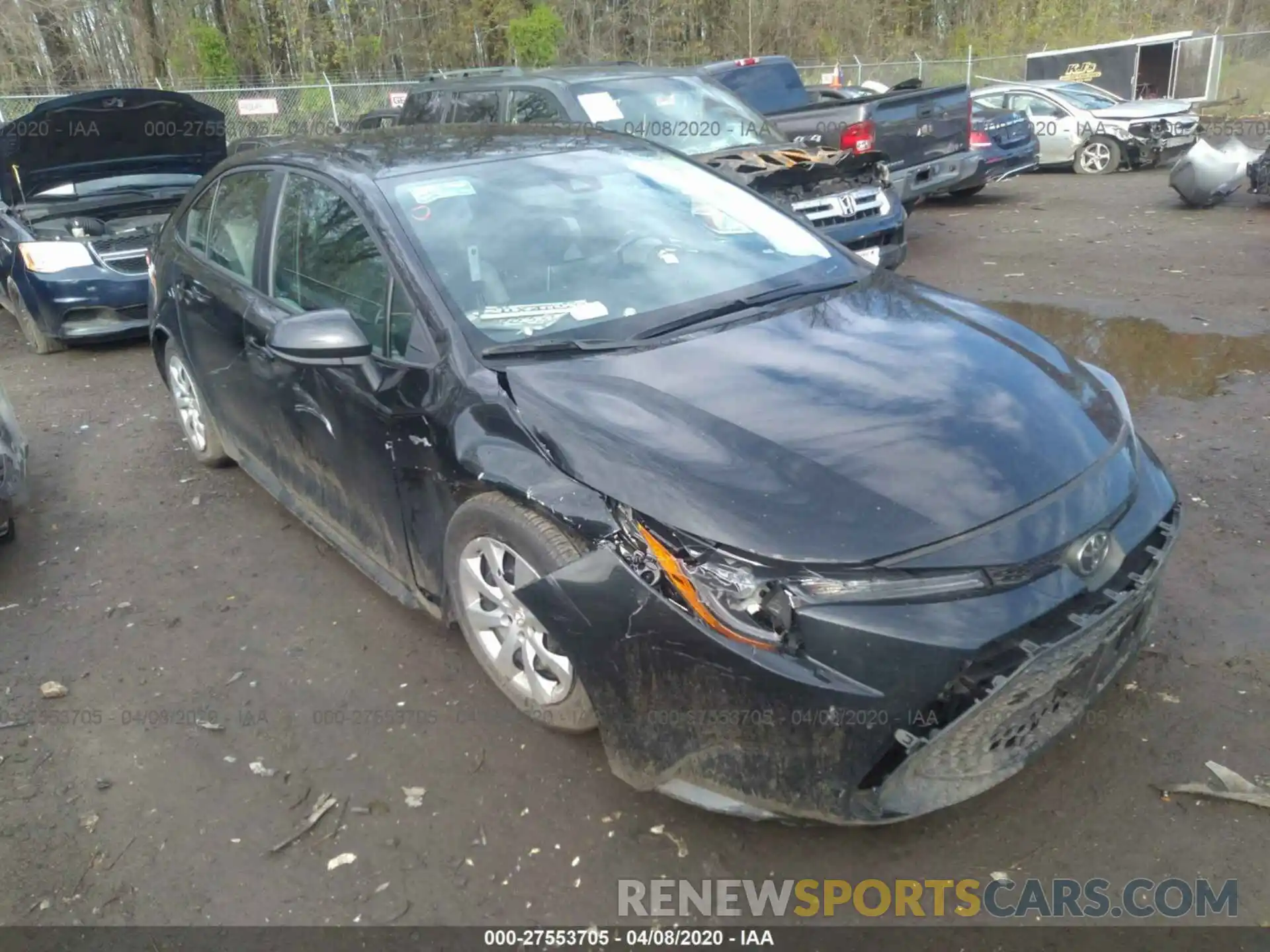 1 Photograph of a damaged car 5YFEPRAE3LP026442 TOYOTA COROLLA 2020