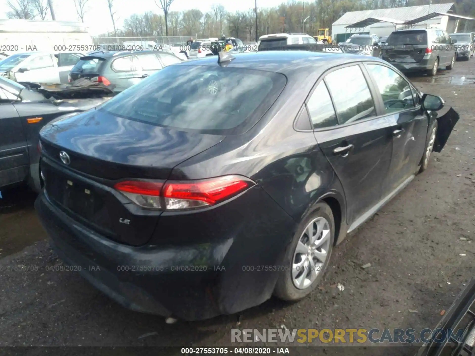 4 Photograph of a damaged car 5YFEPRAE3LP026442 TOYOTA COROLLA 2020