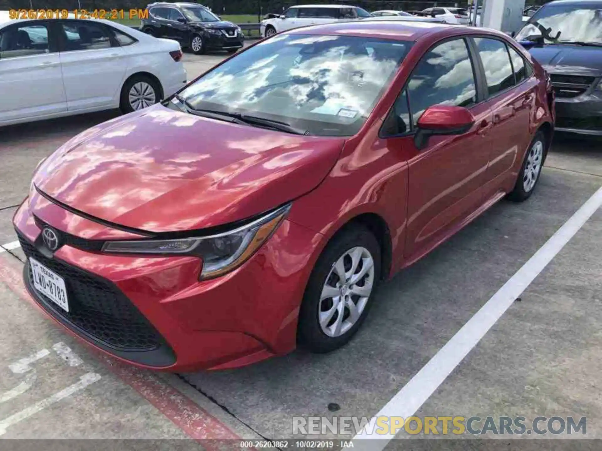 14 Photograph of a damaged car 5YFEPRAE3LP027171 TOYOTA COROLLA 2020