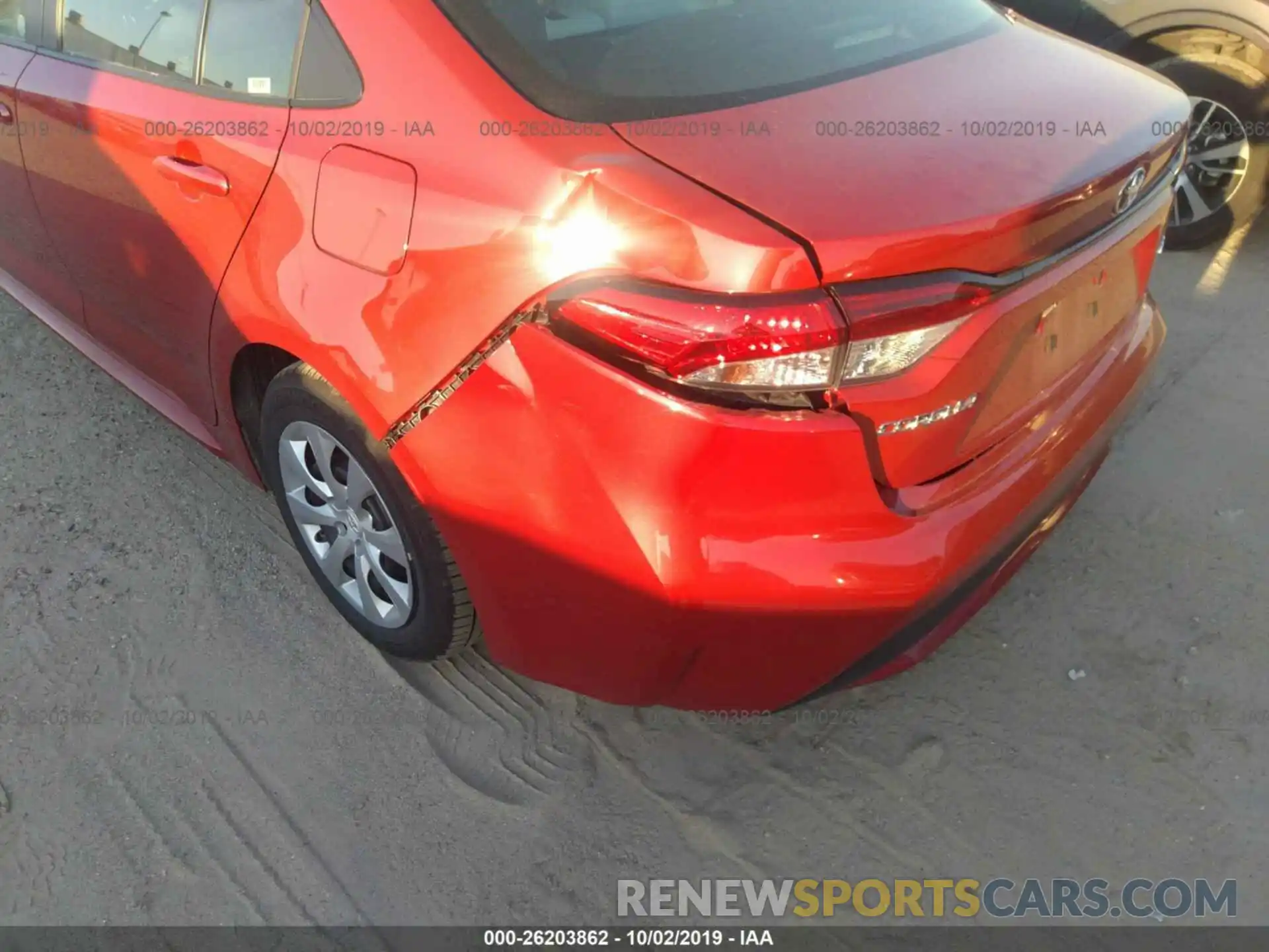 6 Photograph of a damaged car 5YFEPRAE3LP027171 TOYOTA COROLLA 2020