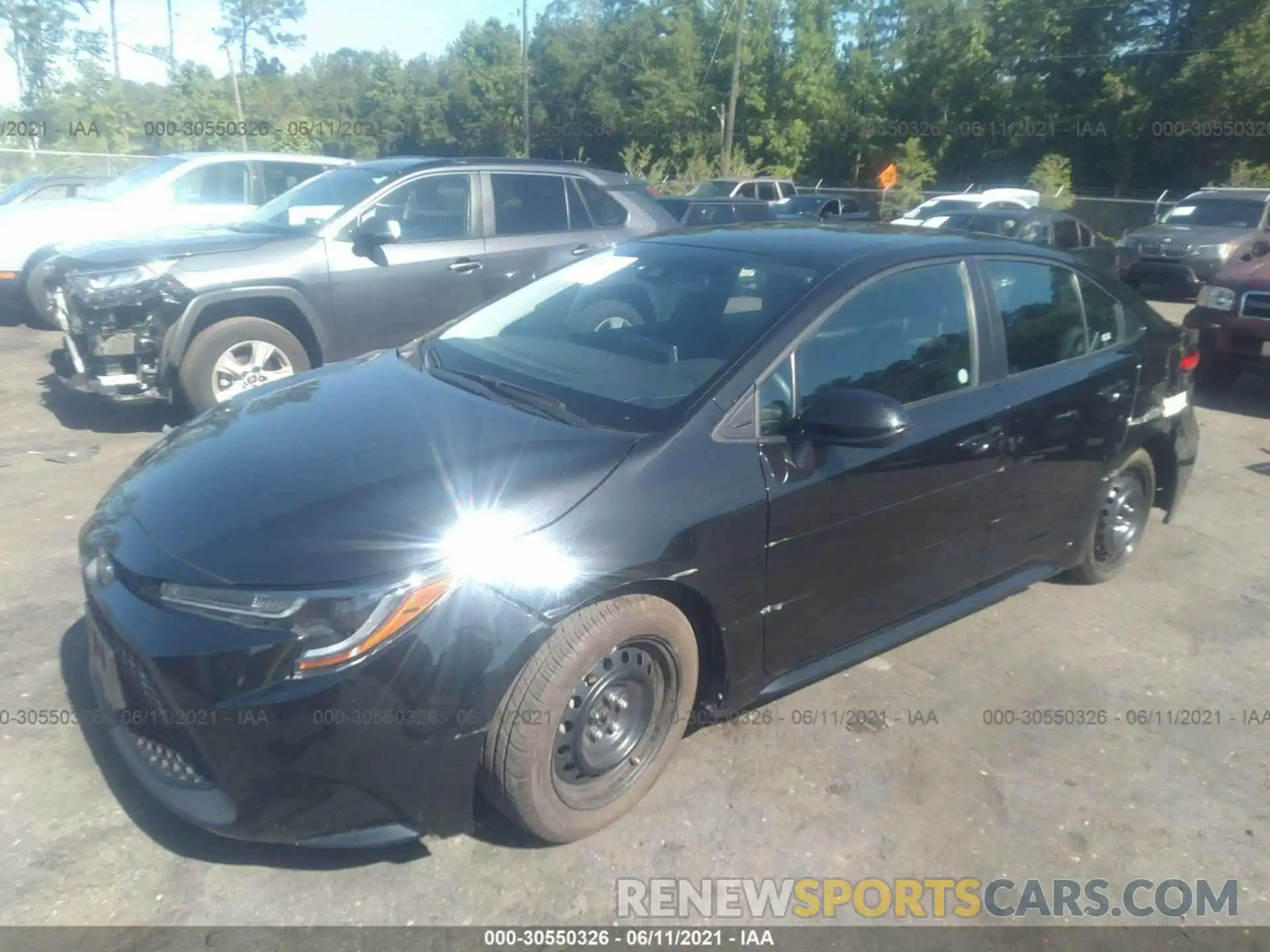 2 Photograph of a damaged car 5YFEPRAE3LP027218 TOYOTA COROLLA 2020