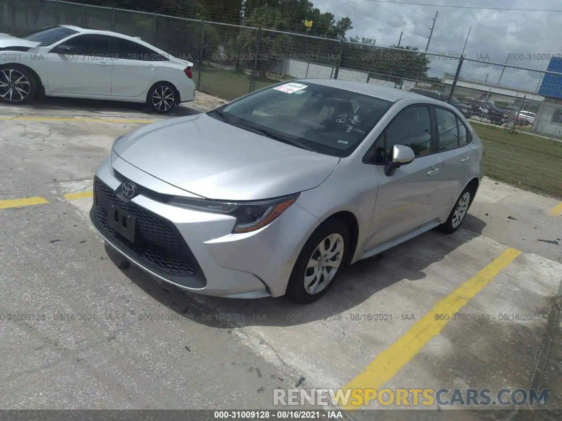 2 Photograph of a damaged car 5YFEPRAE3LP028448 TOYOTA COROLLA 2020