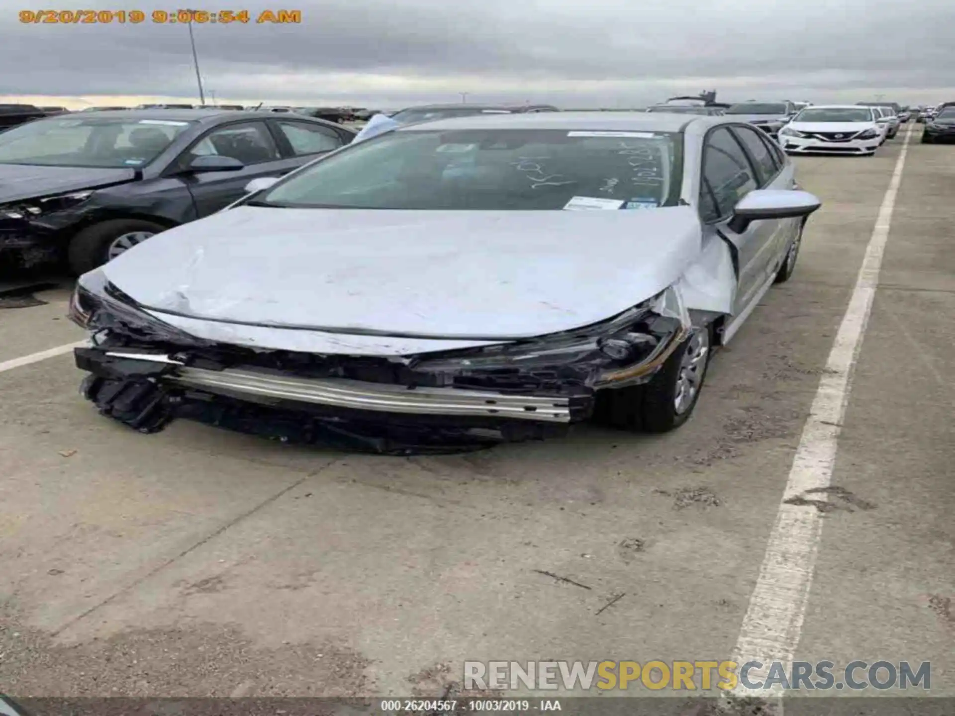 13 Photograph of a damaged car 5YFEPRAE3LP028983 TOYOTA COROLLA 2020