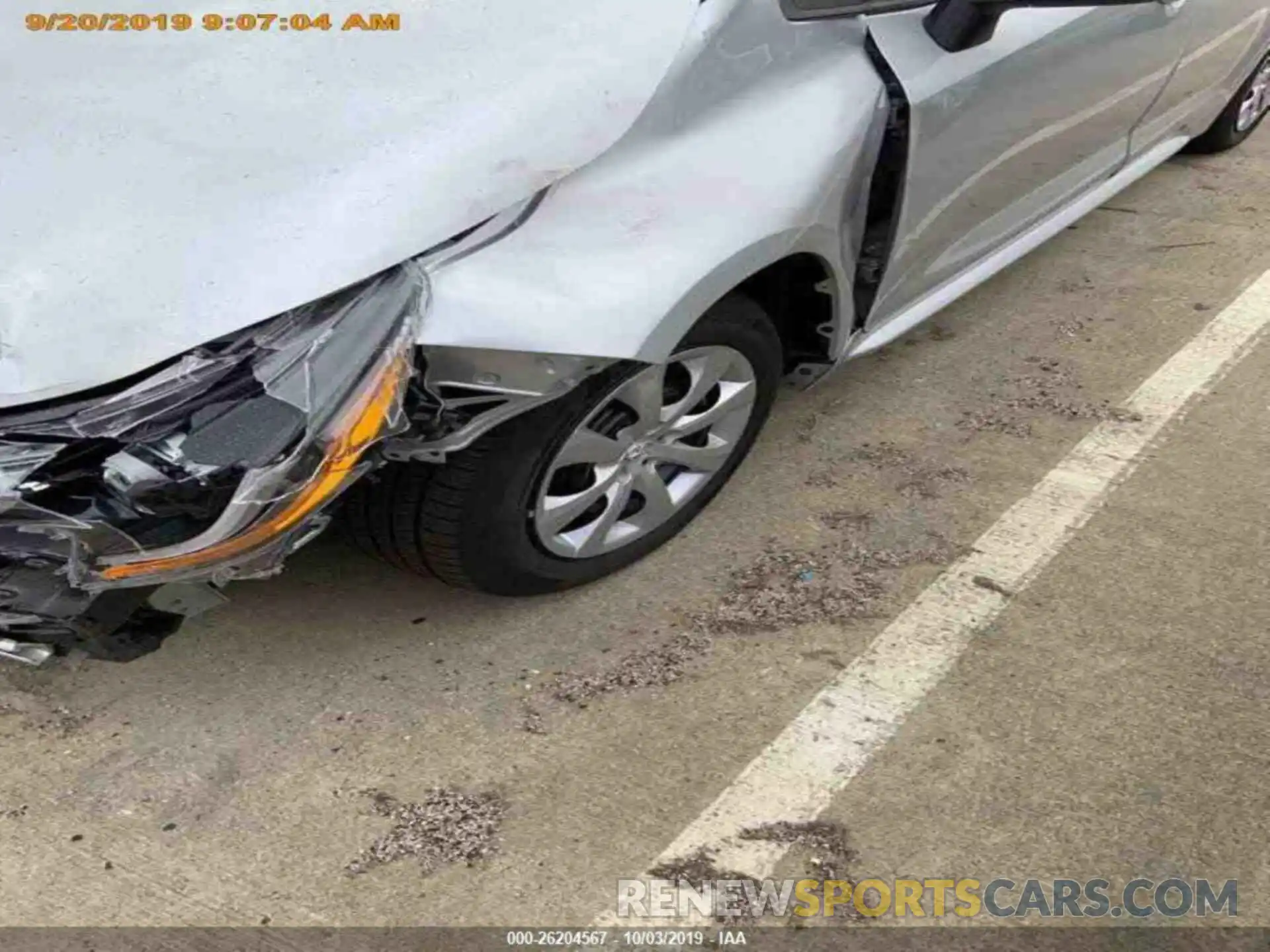 15 Photograph of a damaged car 5YFEPRAE3LP028983 TOYOTA COROLLA 2020