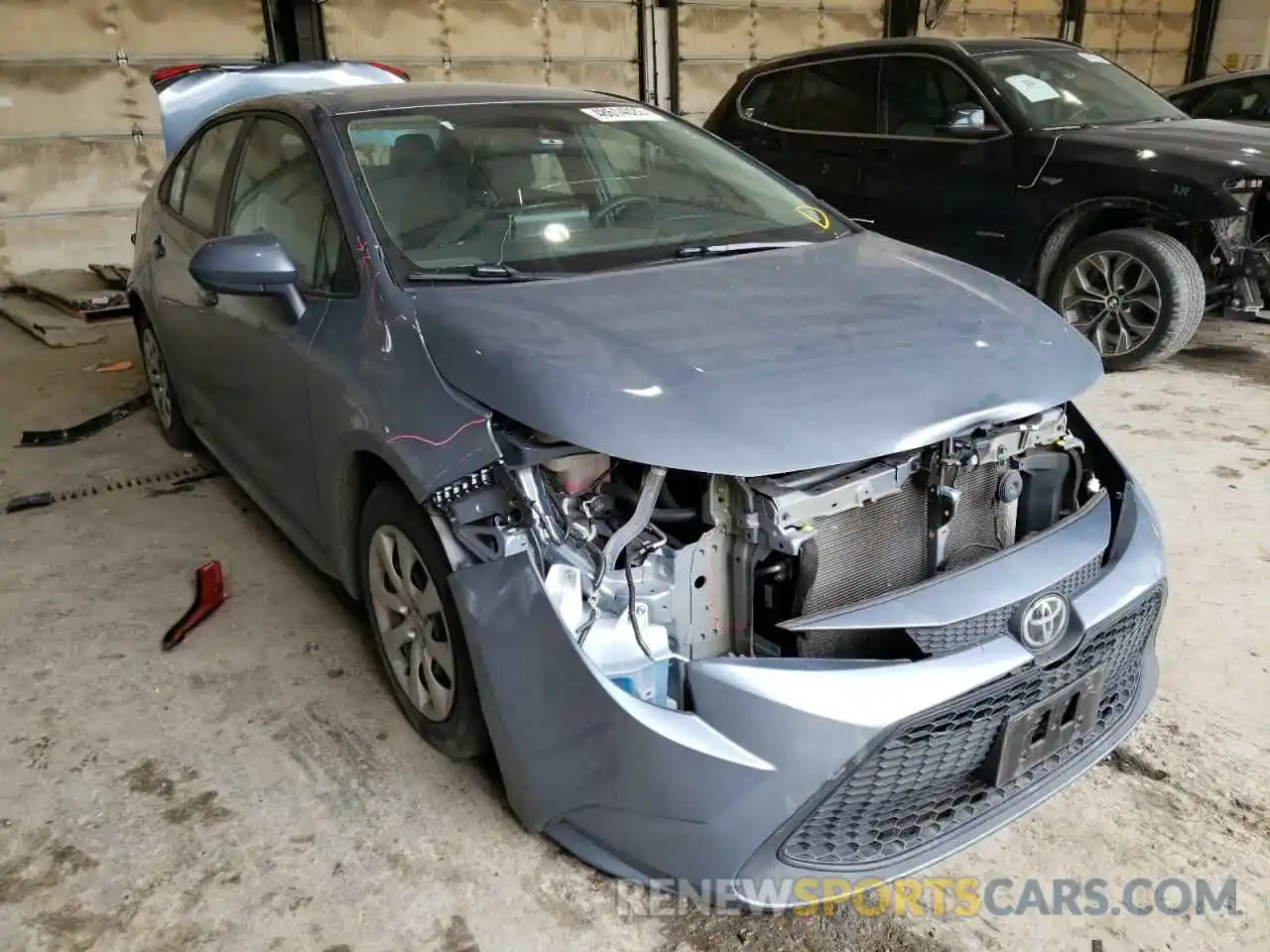 1 Photograph of a damaged car 5YFEPRAE3LP029129 TOYOTA COROLLA 2020