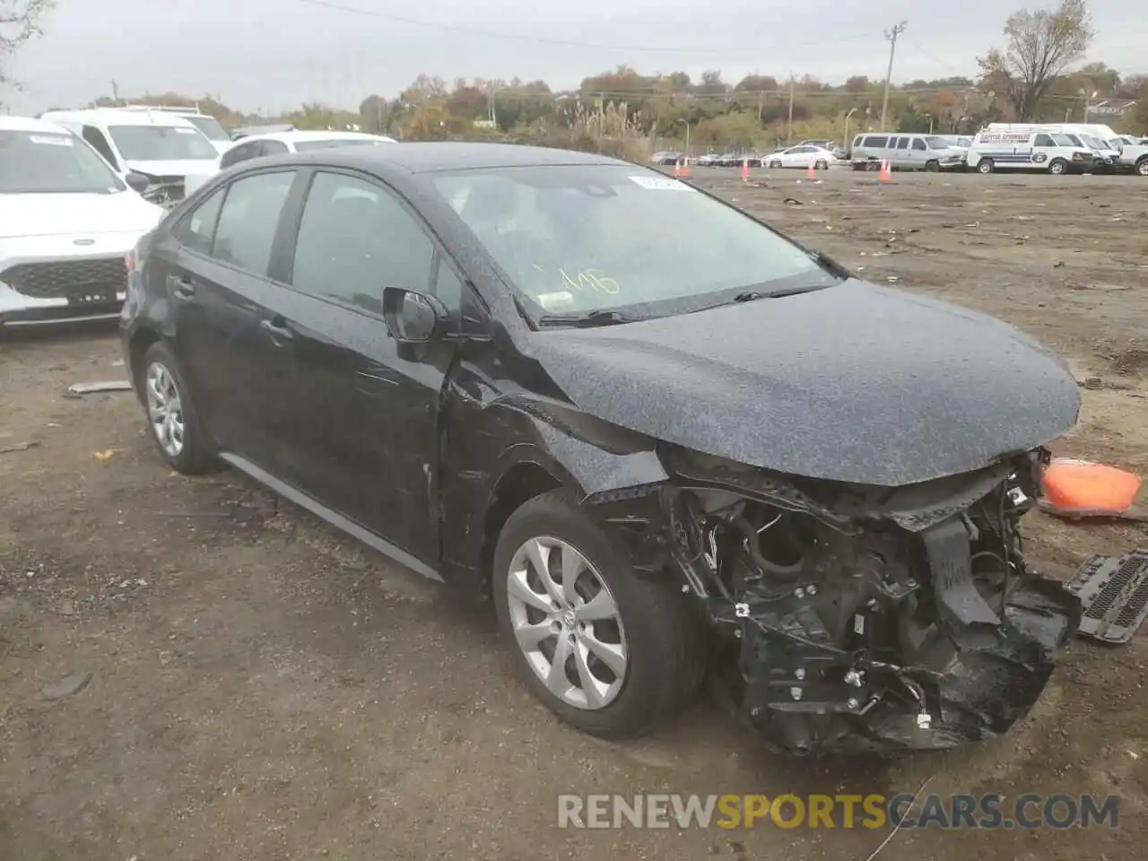 1 Photograph of a damaged car 5YFEPRAE3LP030071 TOYOTA COROLLA 2020