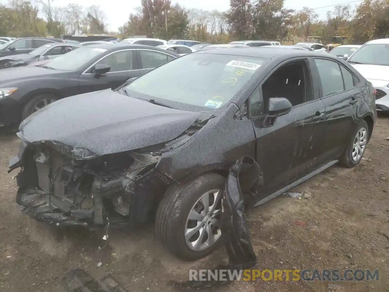 2 Photograph of a damaged car 5YFEPRAE3LP030071 TOYOTA COROLLA 2020