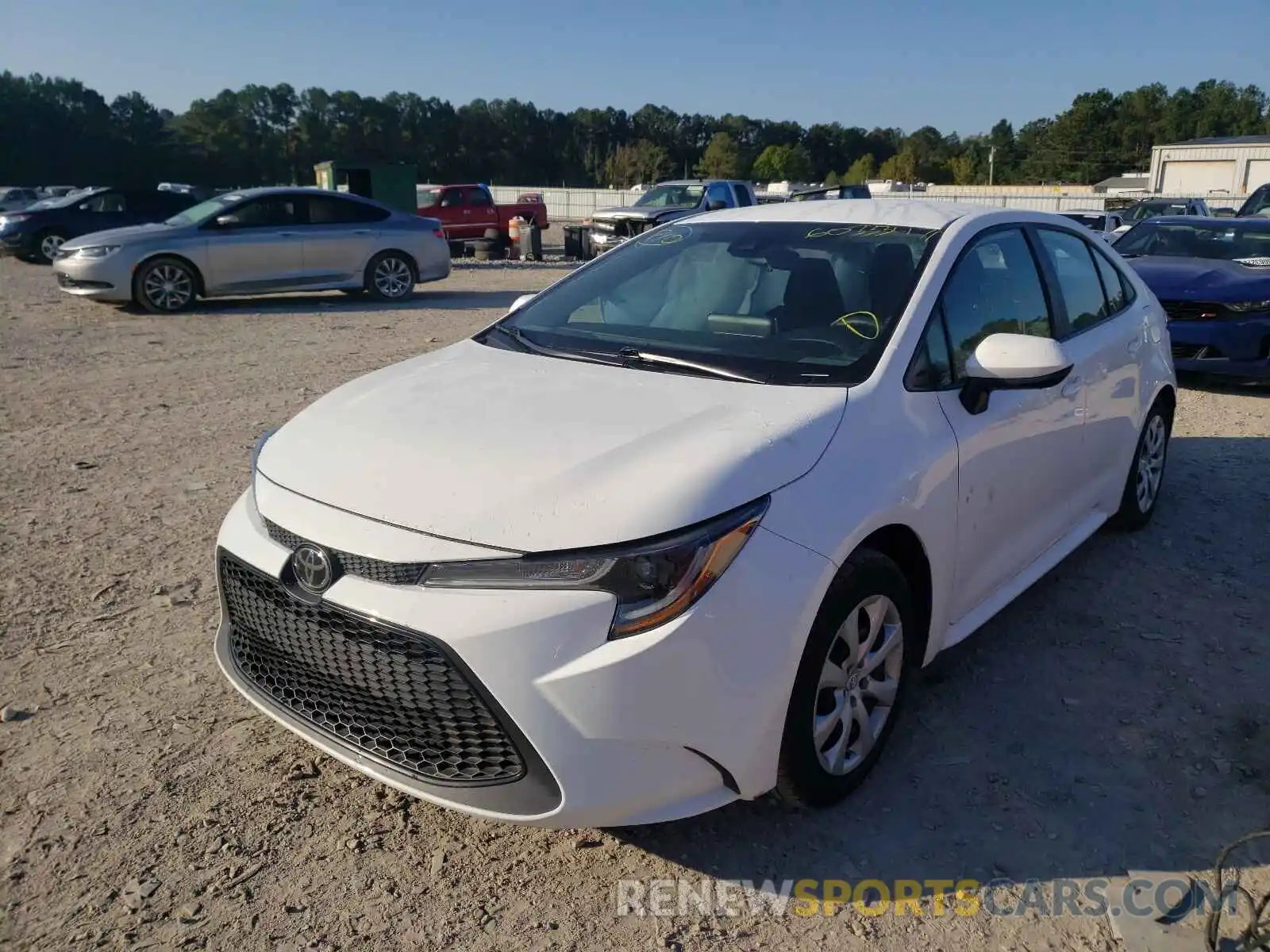 2 Photograph of a damaged car 5YFEPRAE3LP030443 TOYOTA COROLLA 2020