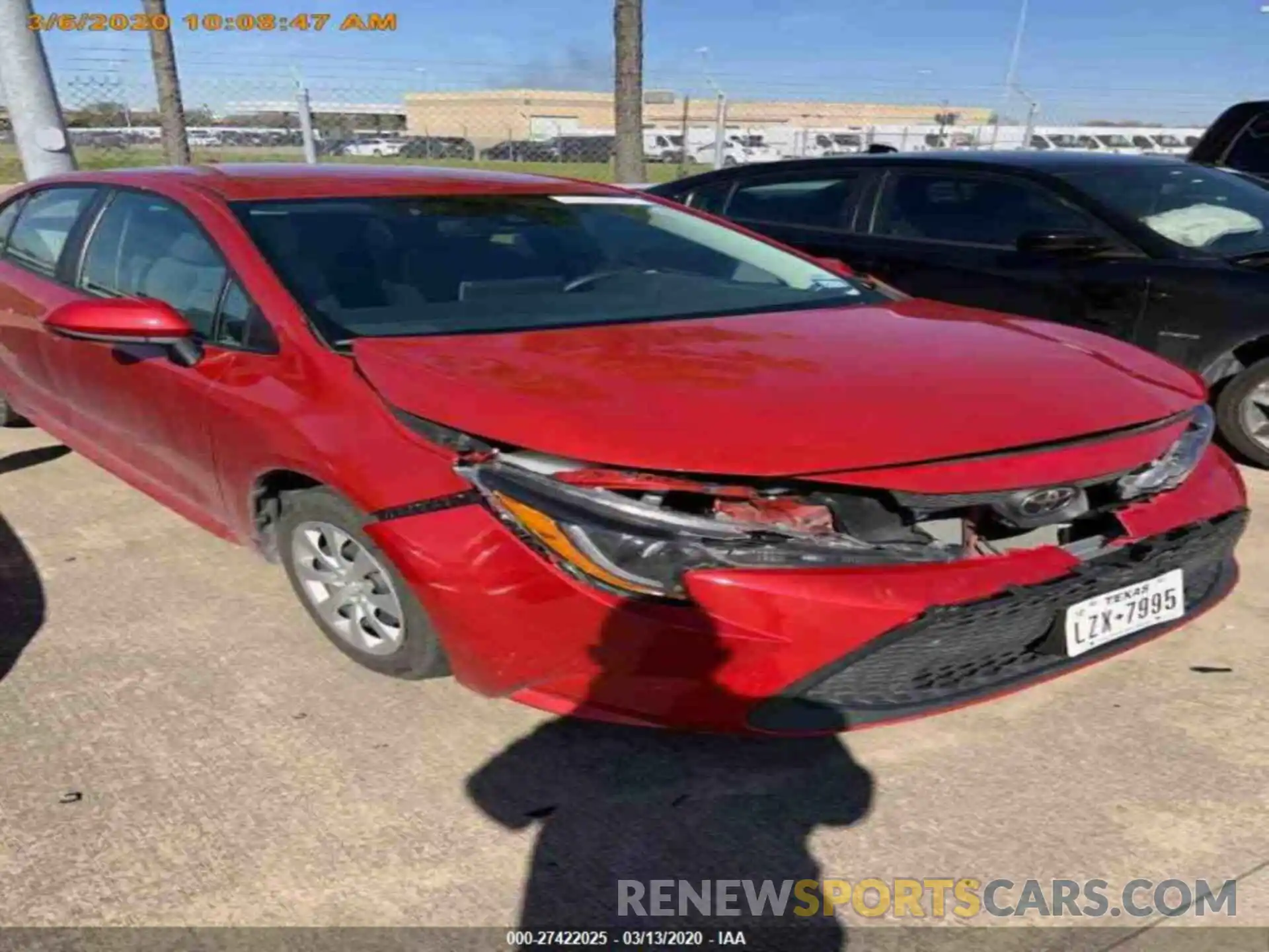 7 Photograph of a damaged car 5YFEPRAE3LP030491 TOYOTA COROLLA 2020