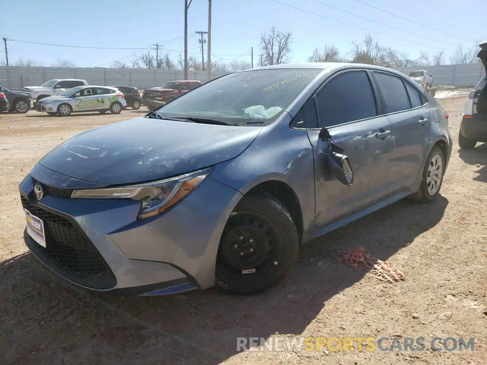 2 Photograph of a damaged car 5YFEPRAE3LP031446 TOYOTA COROLLA 2020