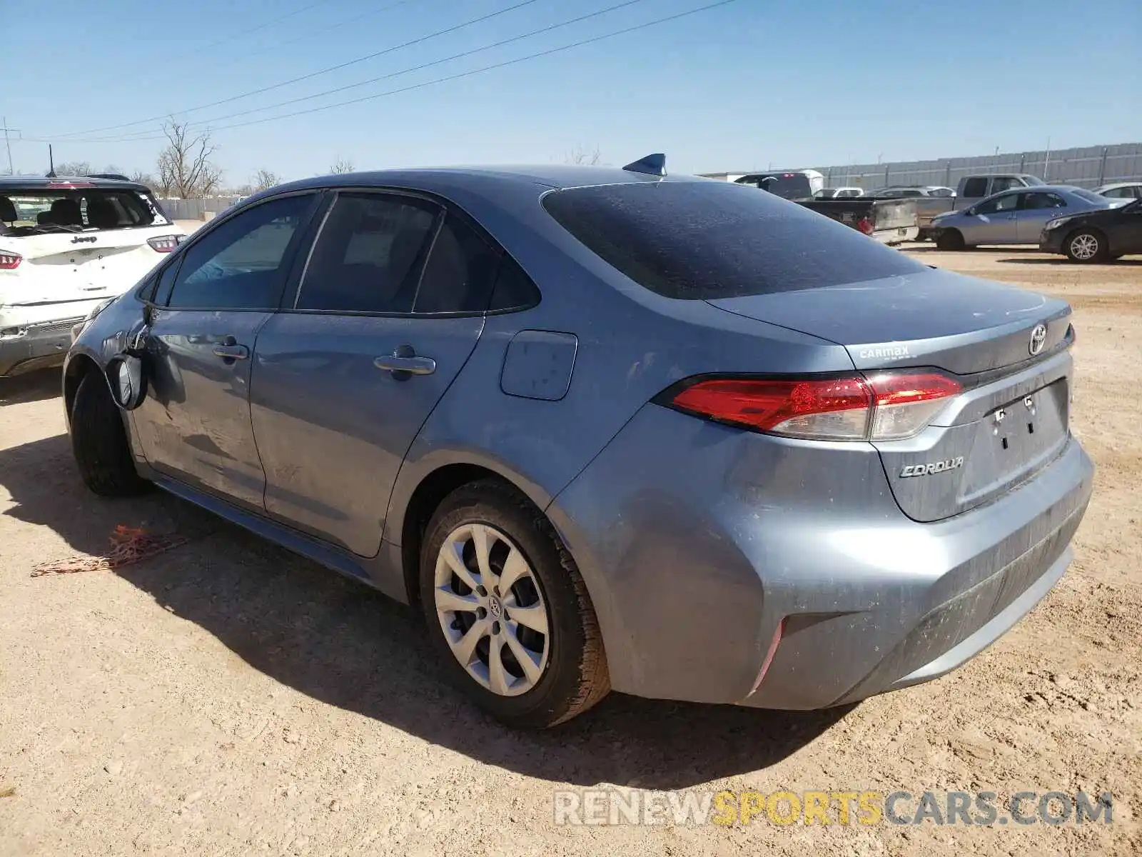 3 Photograph of a damaged car 5YFEPRAE3LP031446 TOYOTA COROLLA 2020