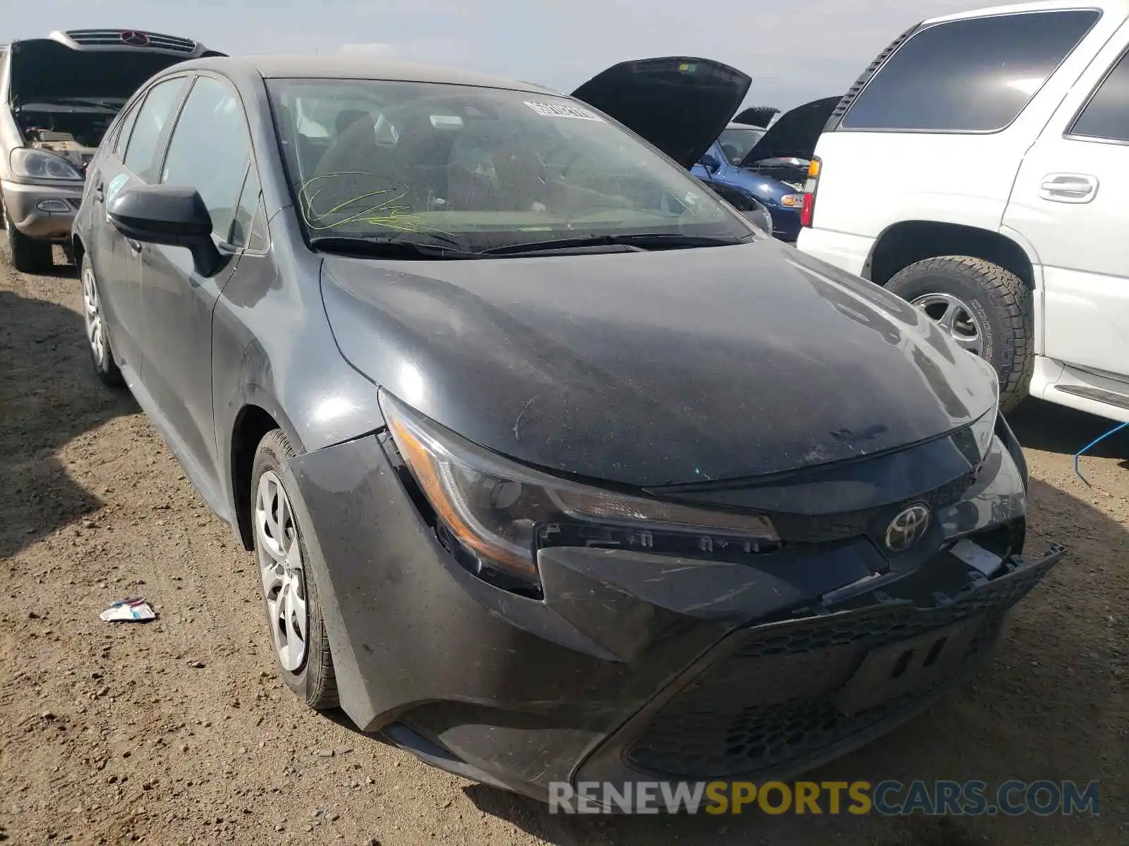 1 Photograph of a damaged car 5YFEPRAE3LP031737 TOYOTA COROLLA 2020