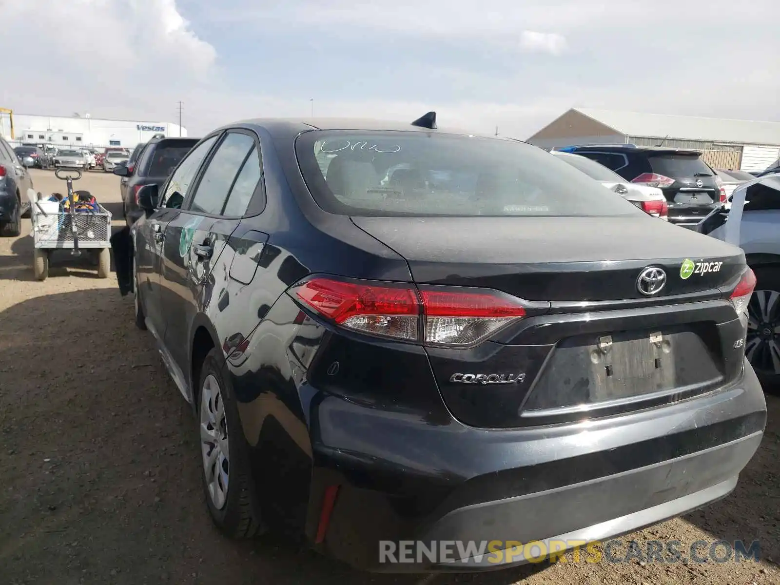 3 Photograph of a damaged car 5YFEPRAE3LP031737 TOYOTA COROLLA 2020