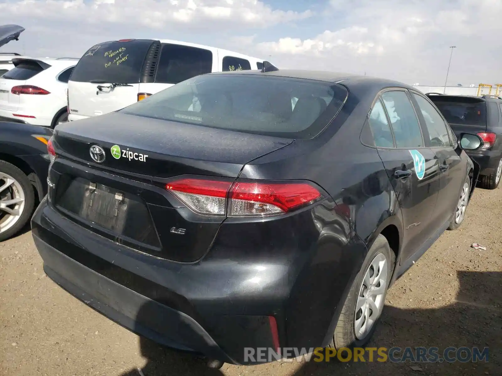 4 Photograph of a damaged car 5YFEPRAE3LP031737 TOYOTA COROLLA 2020