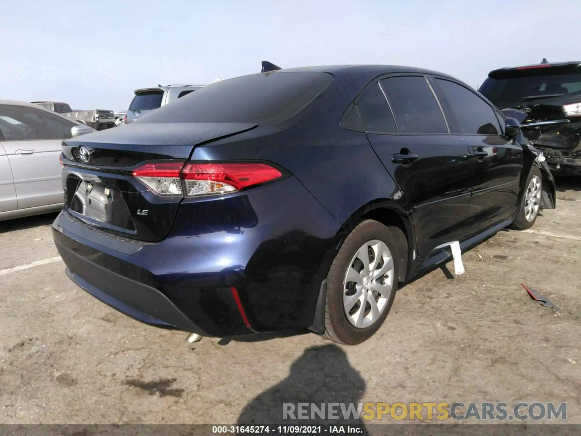 4 Photograph of a damaged car 5YFEPRAE3LP035206 TOYOTA COROLLA 2020