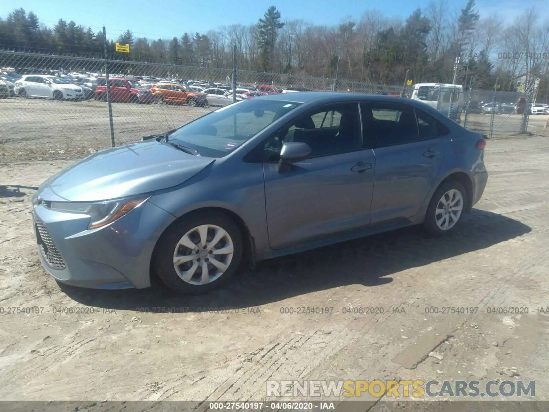 2 Photograph of a damaged car 5YFEPRAE3LP036940 TOYOTA COROLLA 2020