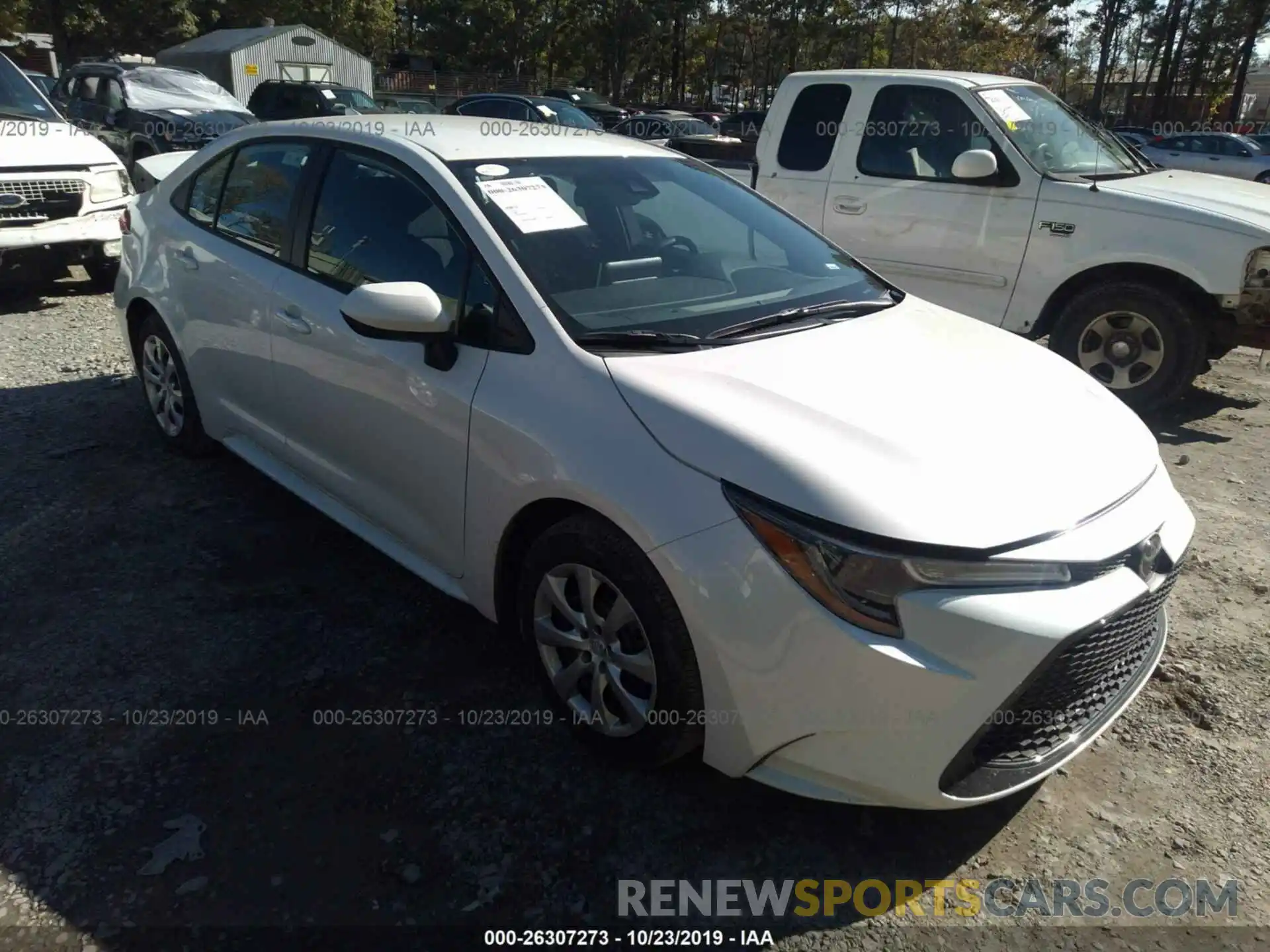 1 Photograph of a damaged car 5YFEPRAE3LP037327 TOYOTA COROLLA 2020