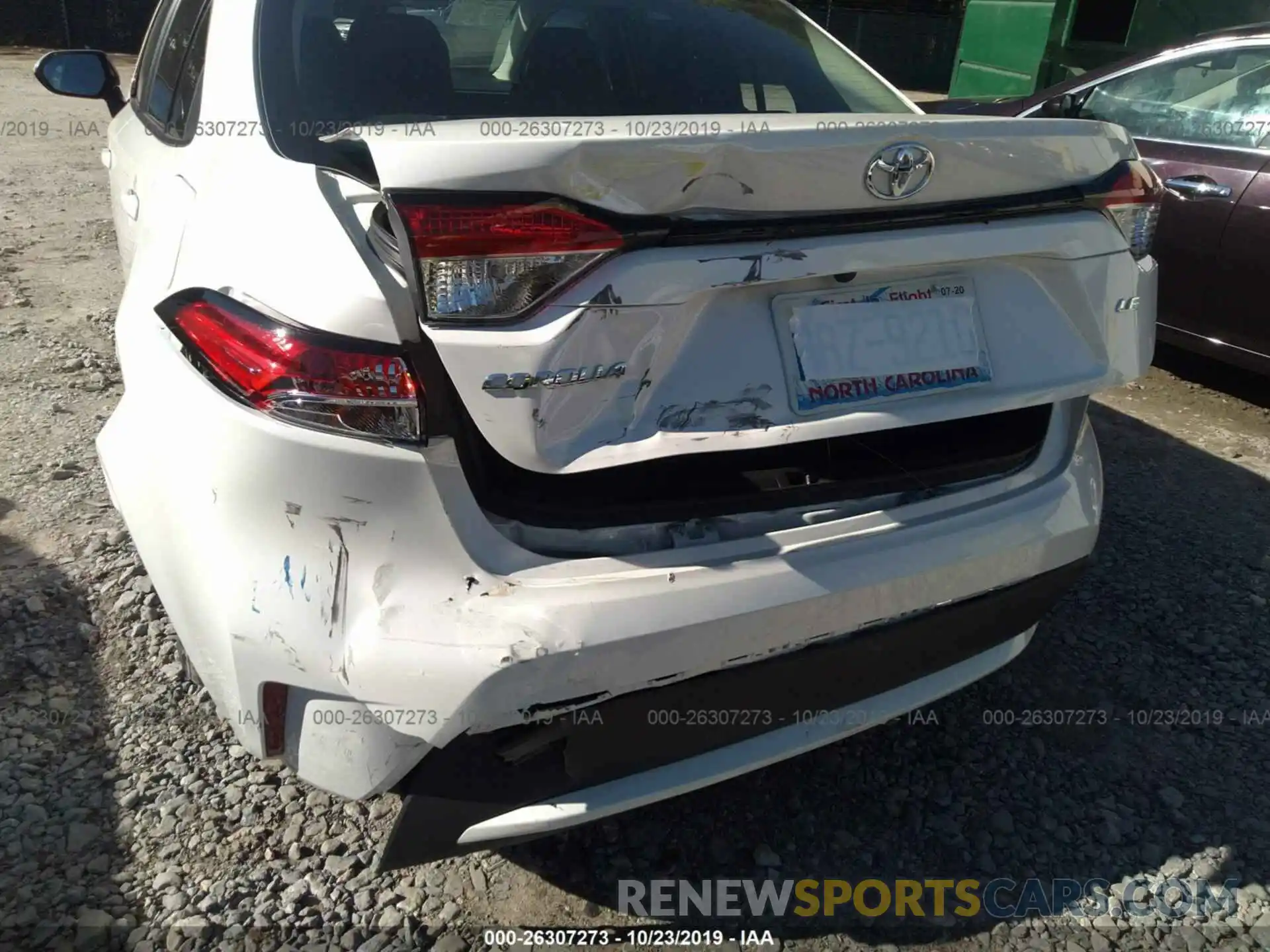 6 Photograph of a damaged car 5YFEPRAE3LP037327 TOYOTA COROLLA 2020