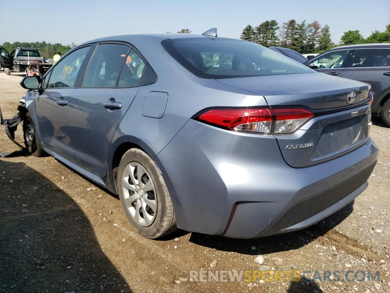 3 Photograph of a damaged car 5YFEPRAE3LP037716 TOYOTA COROLLA 2020