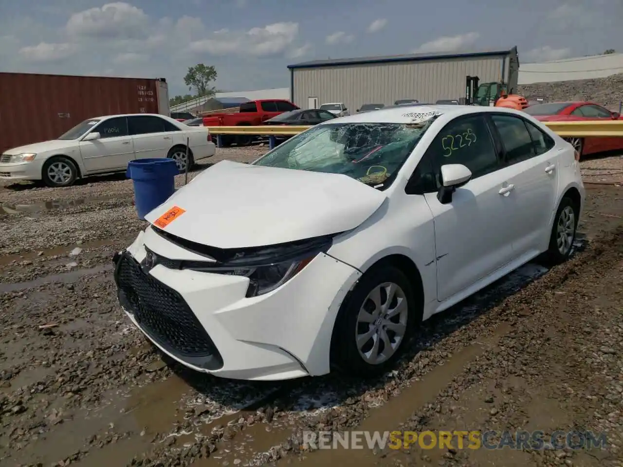 2 Photograph of a damaged car 5YFEPRAE3LP038140 TOYOTA COROLLA 2020