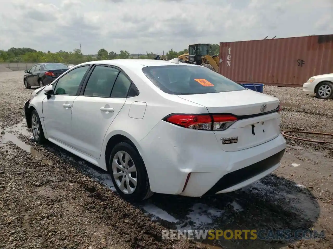 3 Photograph of a damaged car 5YFEPRAE3LP038140 TOYOTA COROLLA 2020