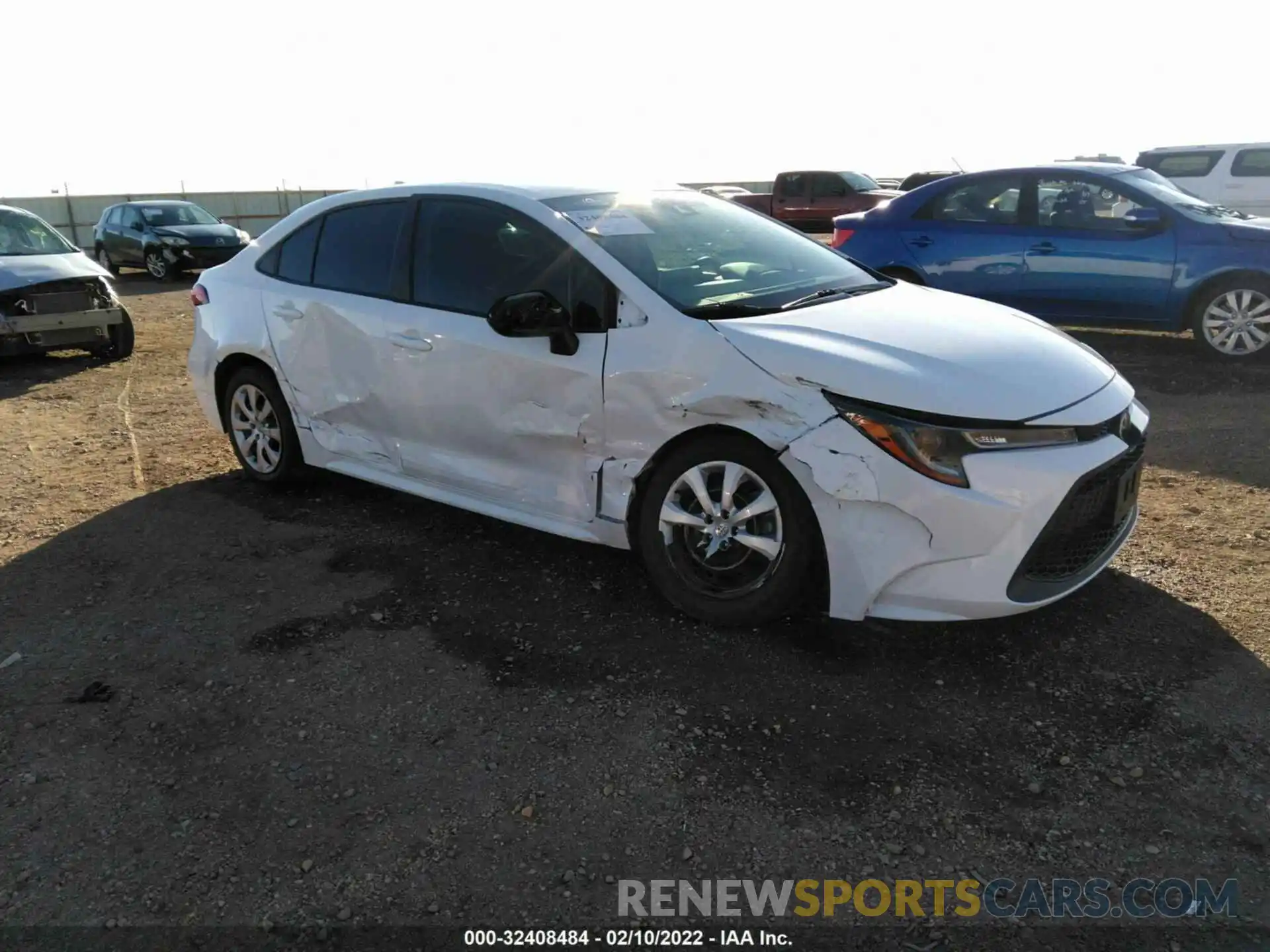 1 Photograph of a damaged car 5YFEPRAE3LP039109 TOYOTA COROLLA 2020