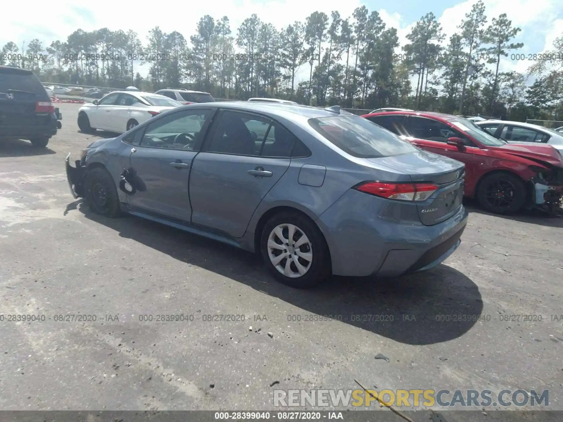 3 Photograph of a damaged car 5YFEPRAE3LP039451 TOYOTA COROLLA 2020