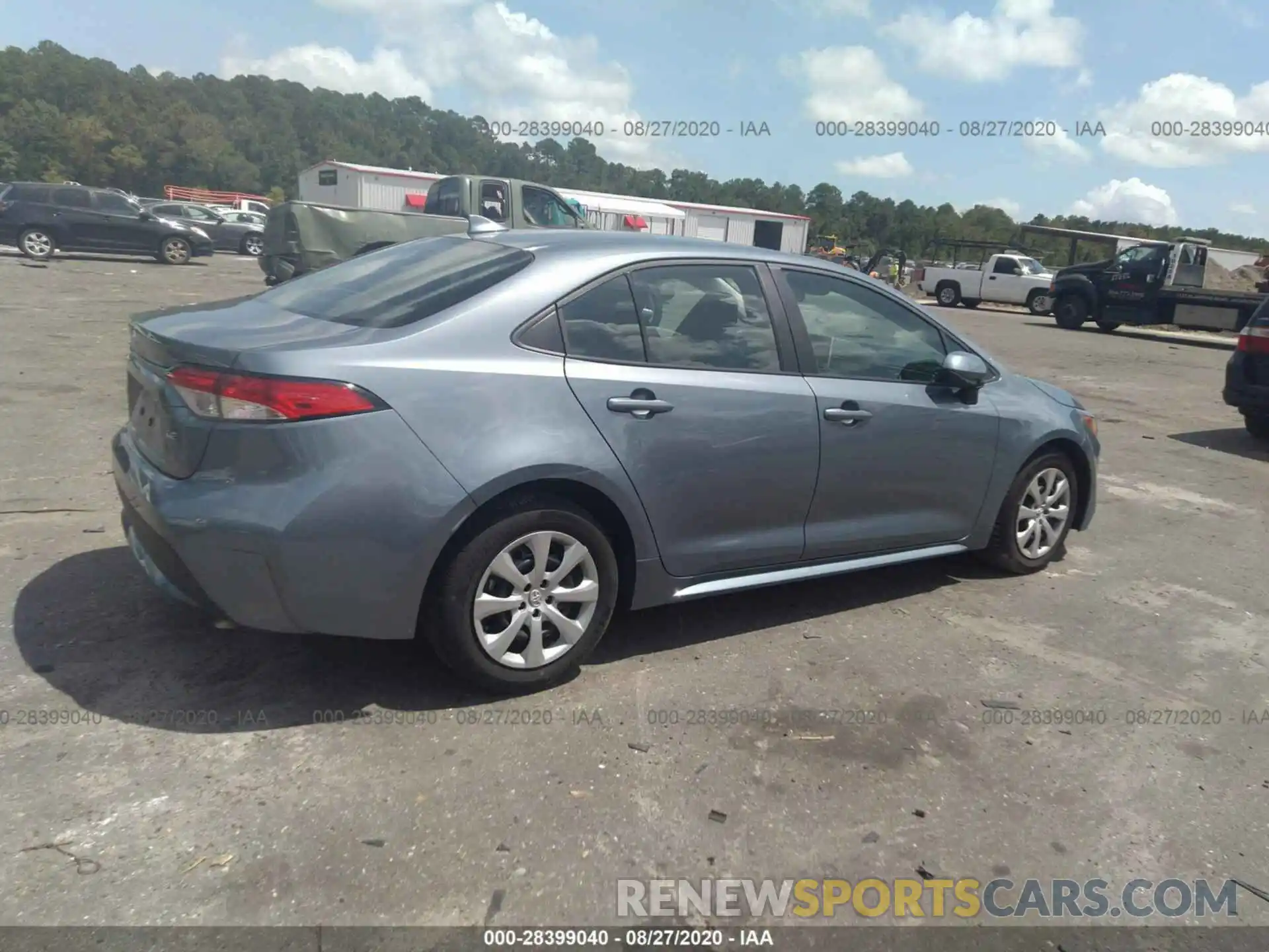 4 Photograph of a damaged car 5YFEPRAE3LP039451 TOYOTA COROLLA 2020