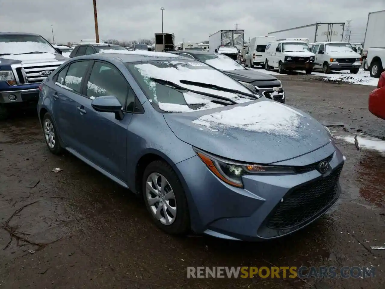 1 Photograph of a damaged car 5YFEPRAE3LP039546 TOYOTA COROLLA 2020