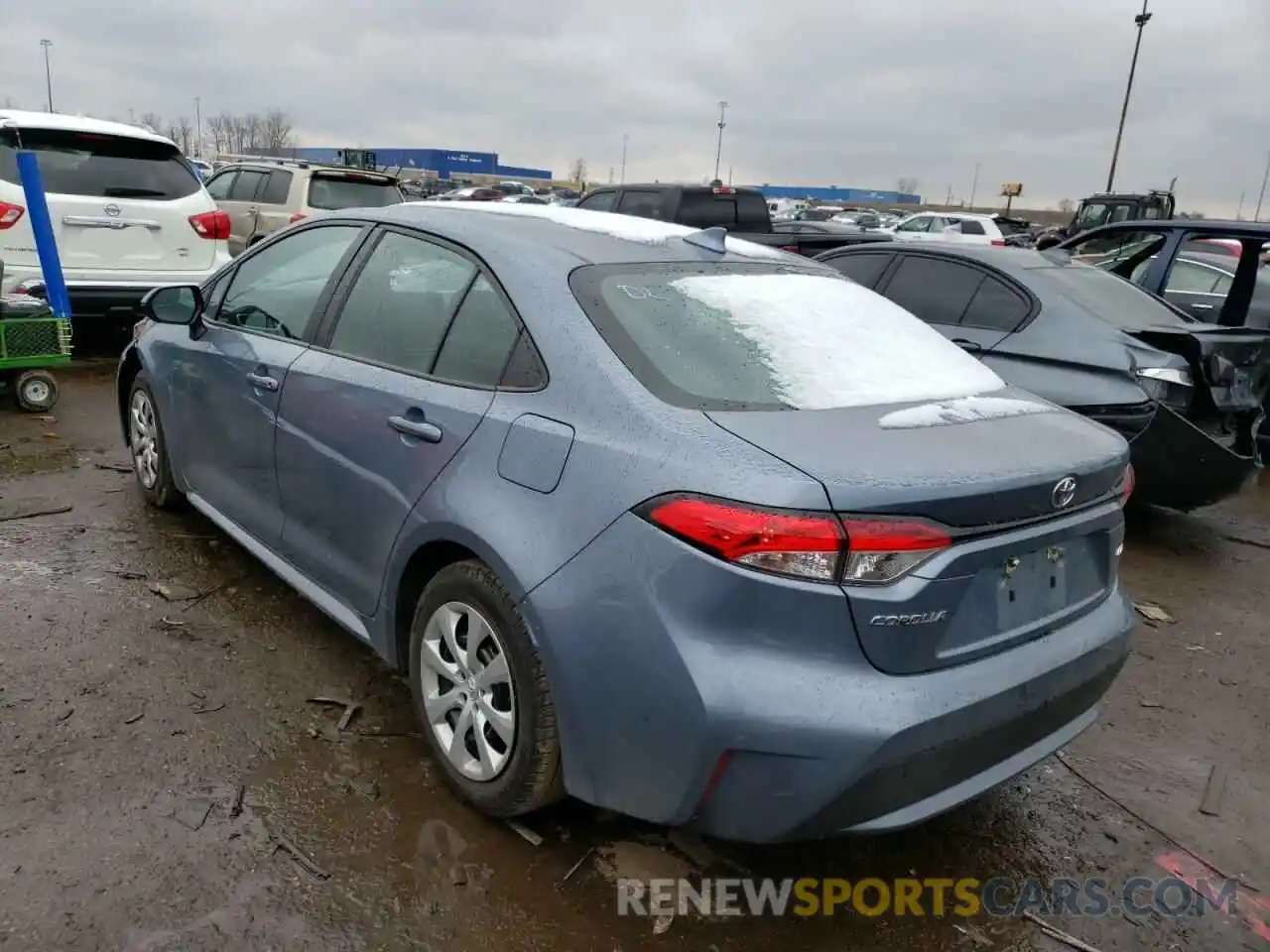 3 Photograph of a damaged car 5YFEPRAE3LP039546 TOYOTA COROLLA 2020