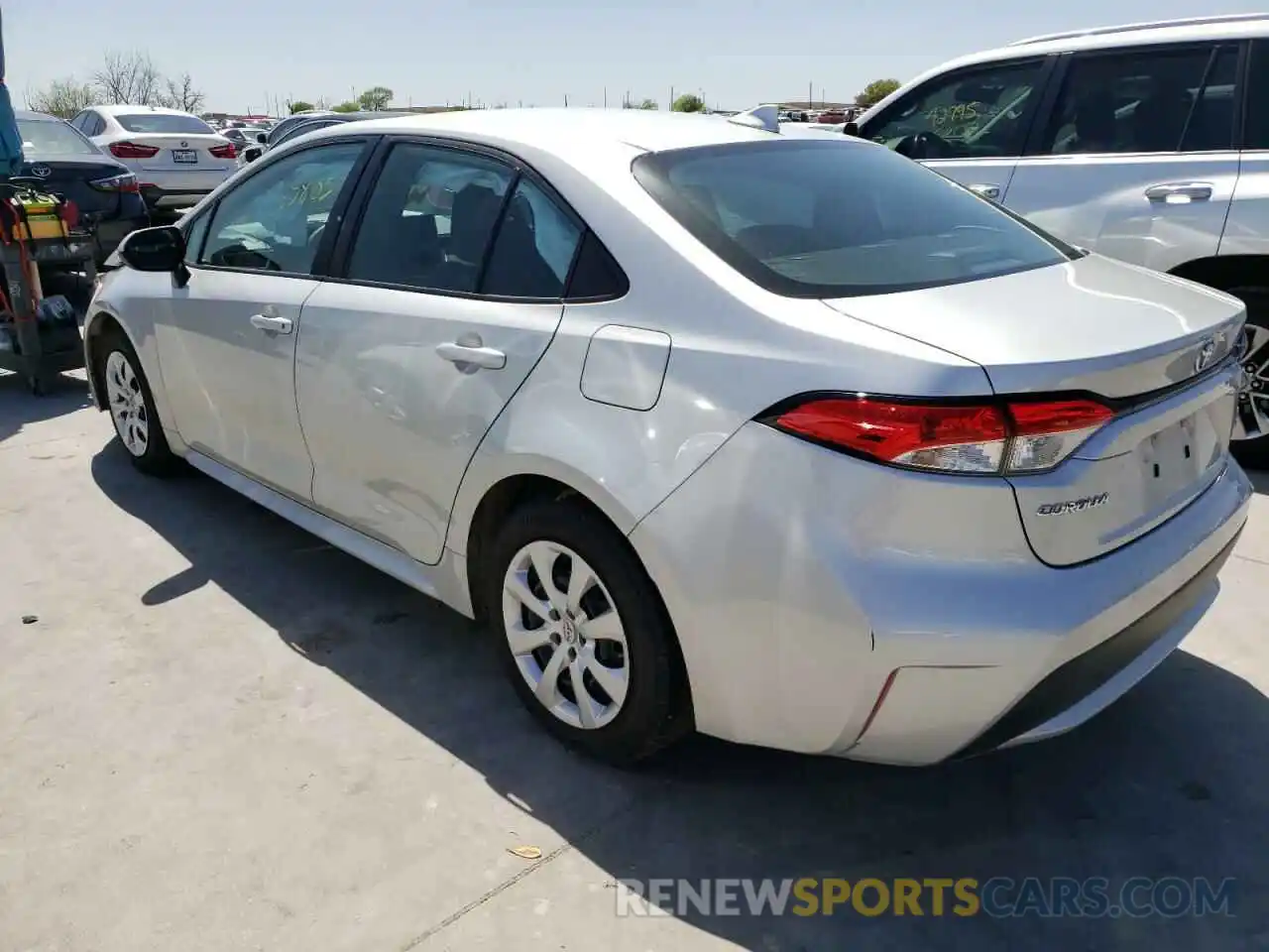 3 Photograph of a damaged car 5YFEPRAE3LP039689 TOYOTA COROLLA 2020