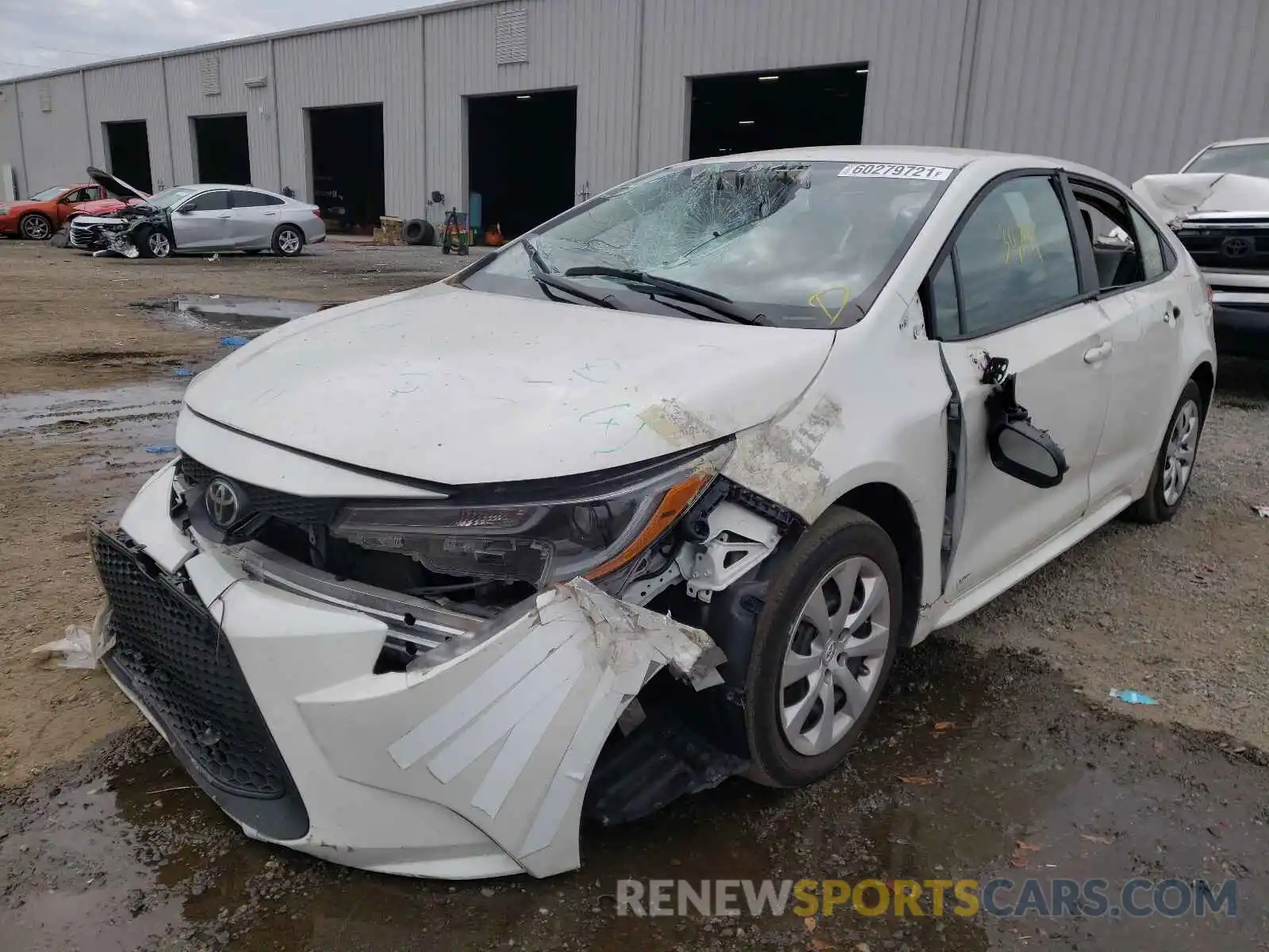 2 Photograph of a damaged car 5YFEPRAE3LP039823 TOYOTA COROLLA 2020