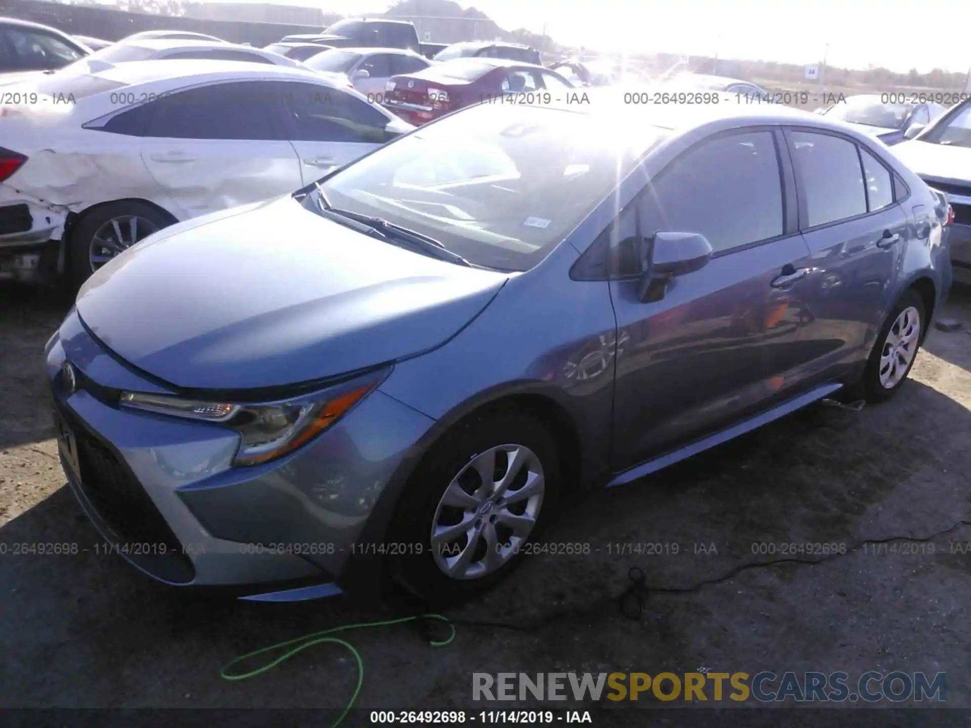 2 Photograph of a damaged car 5YFEPRAE3LP040017 TOYOTA COROLLA 2020