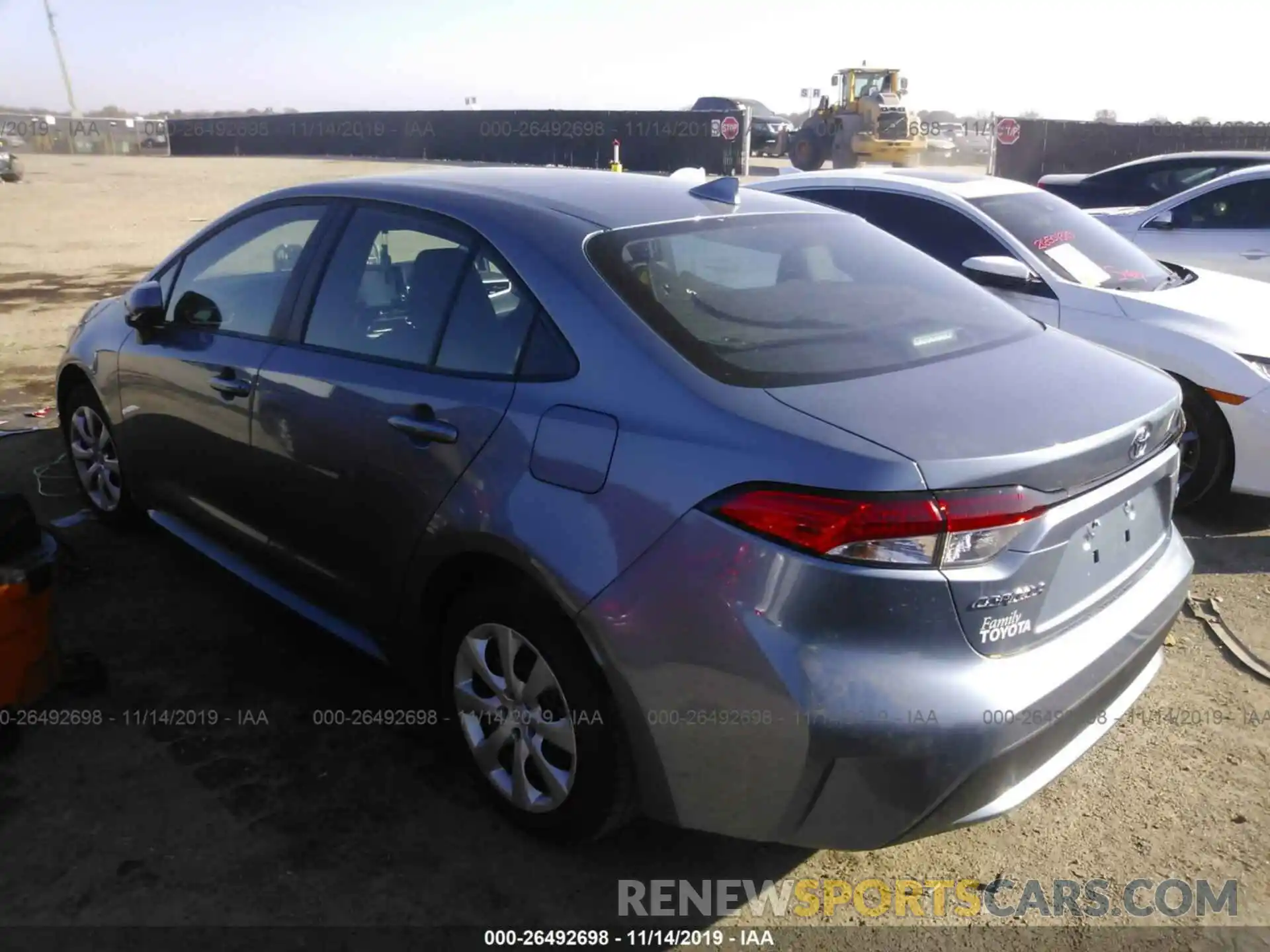 3 Photograph of a damaged car 5YFEPRAE3LP040017 TOYOTA COROLLA 2020