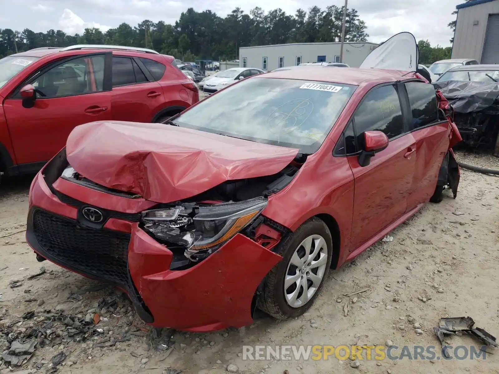 2 Photograph of a damaged car 5YFEPRAE3LP040972 TOYOTA COROLLA 2020