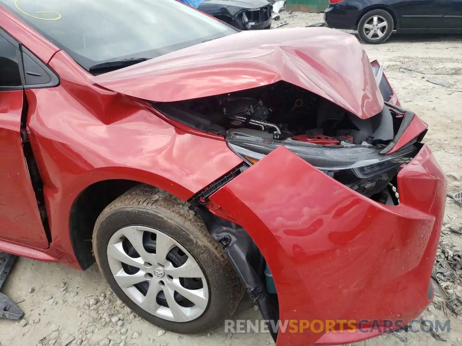 9 Photograph of a damaged car 5YFEPRAE3LP040972 TOYOTA COROLLA 2020