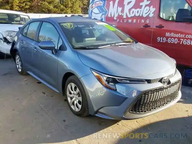 1 Photograph of a damaged car 5YFEPRAE3LP042995 TOYOTA COROLLA 2020