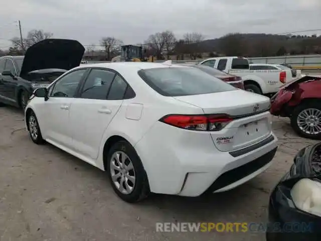 3 Photograph of a damaged car 5YFEPRAE3LP043726 TOYOTA COROLLA 2020