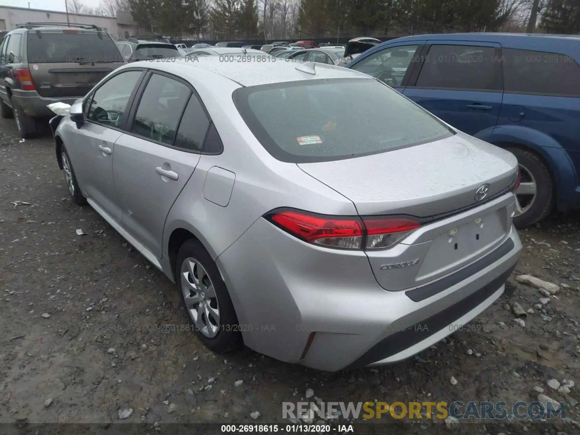 3 Photograph of a damaged car 5YFEPRAE3LP043807 TOYOTA COROLLA 2020