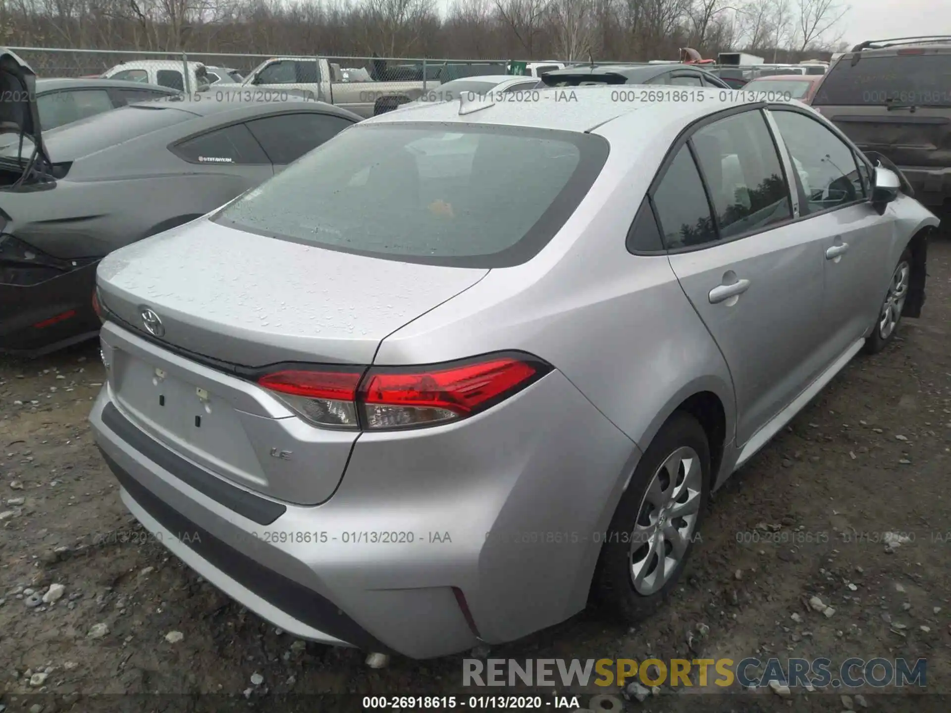 4 Photograph of a damaged car 5YFEPRAE3LP043807 TOYOTA COROLLA 2020