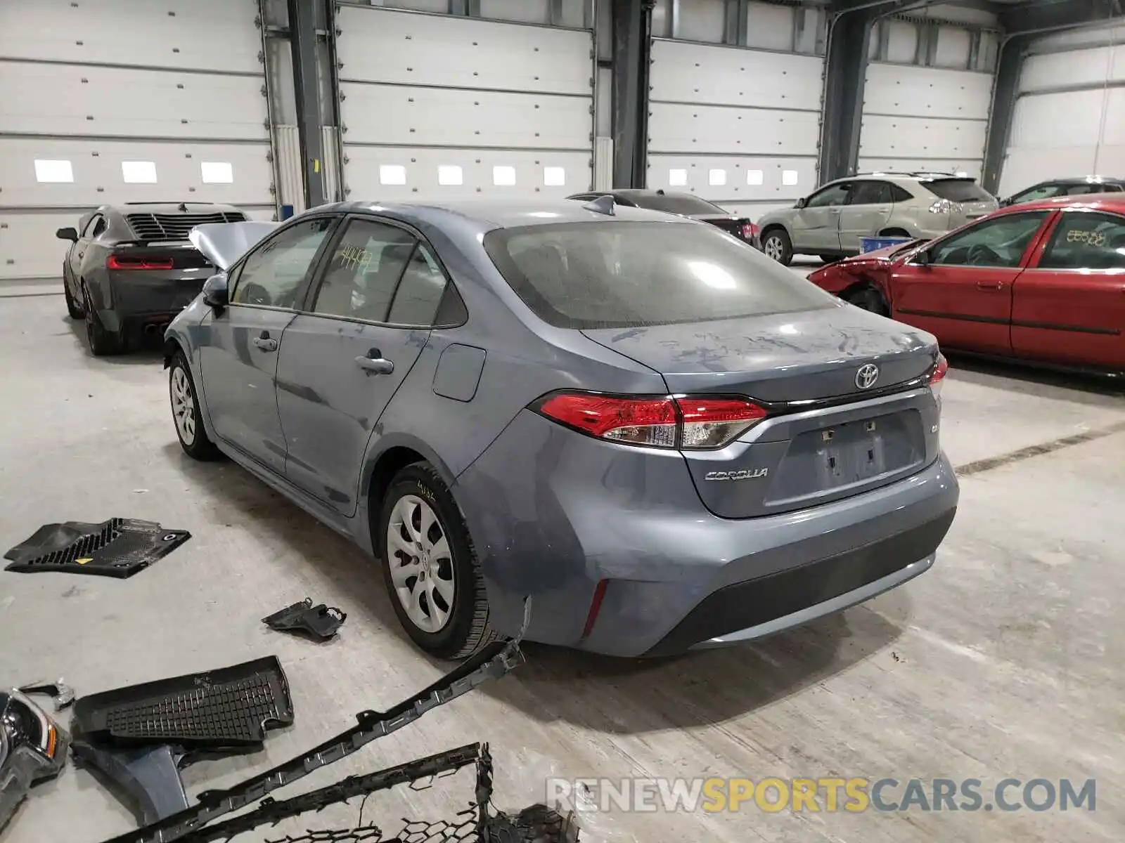 3 Photograph of a damaged car 5YFEPRAE3LP044293 TOYOTA COROLLA 2020