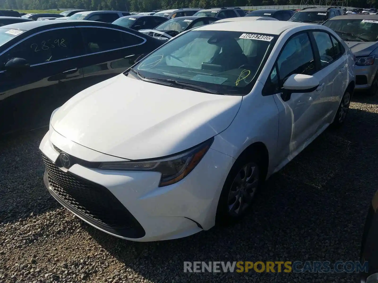 2 Photograph of a damaged car 5YFEPRAE3LP045475 TOYOTA COROLLA 2020