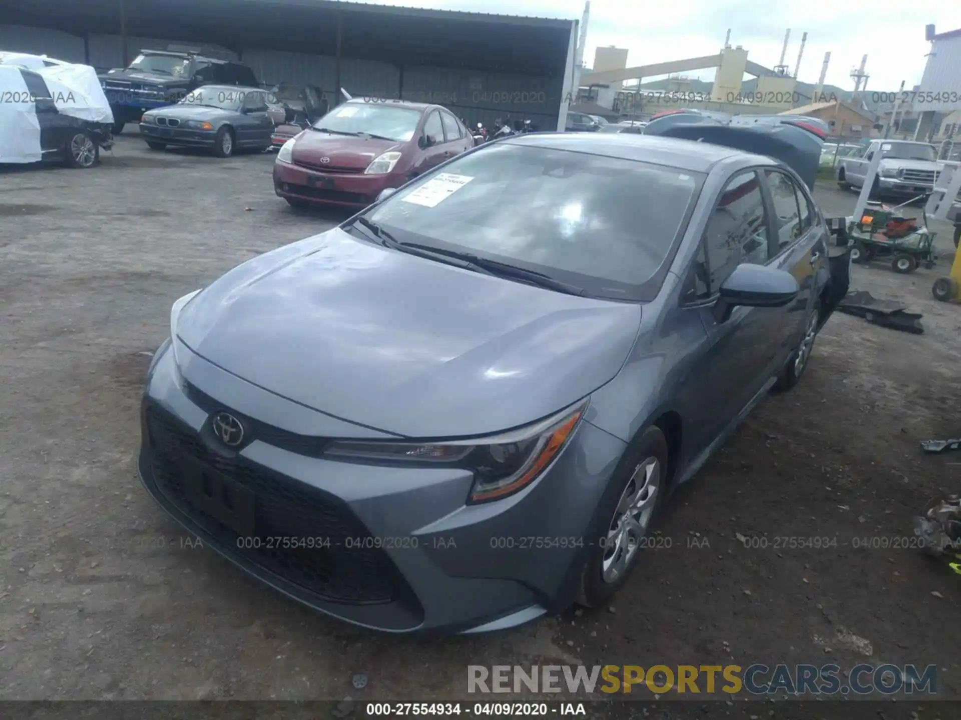 2 Photograph of a damaged car 5YFEPRAE3LP045718 TOYOTA COROLLA 2020