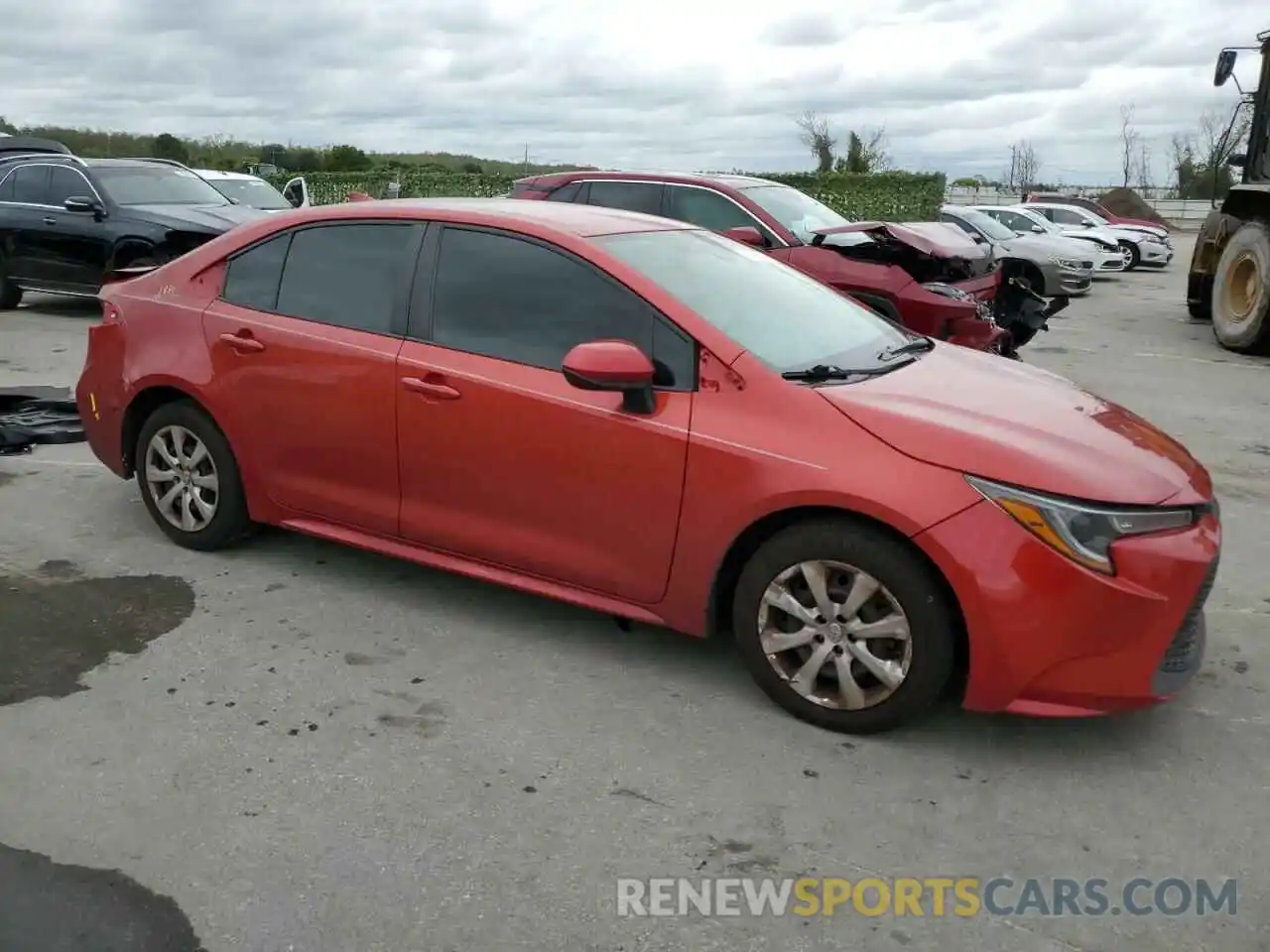 4 Photograph of a damaged car 5YFEPRAE3LP046643 TOYOTA COROLLA 2020