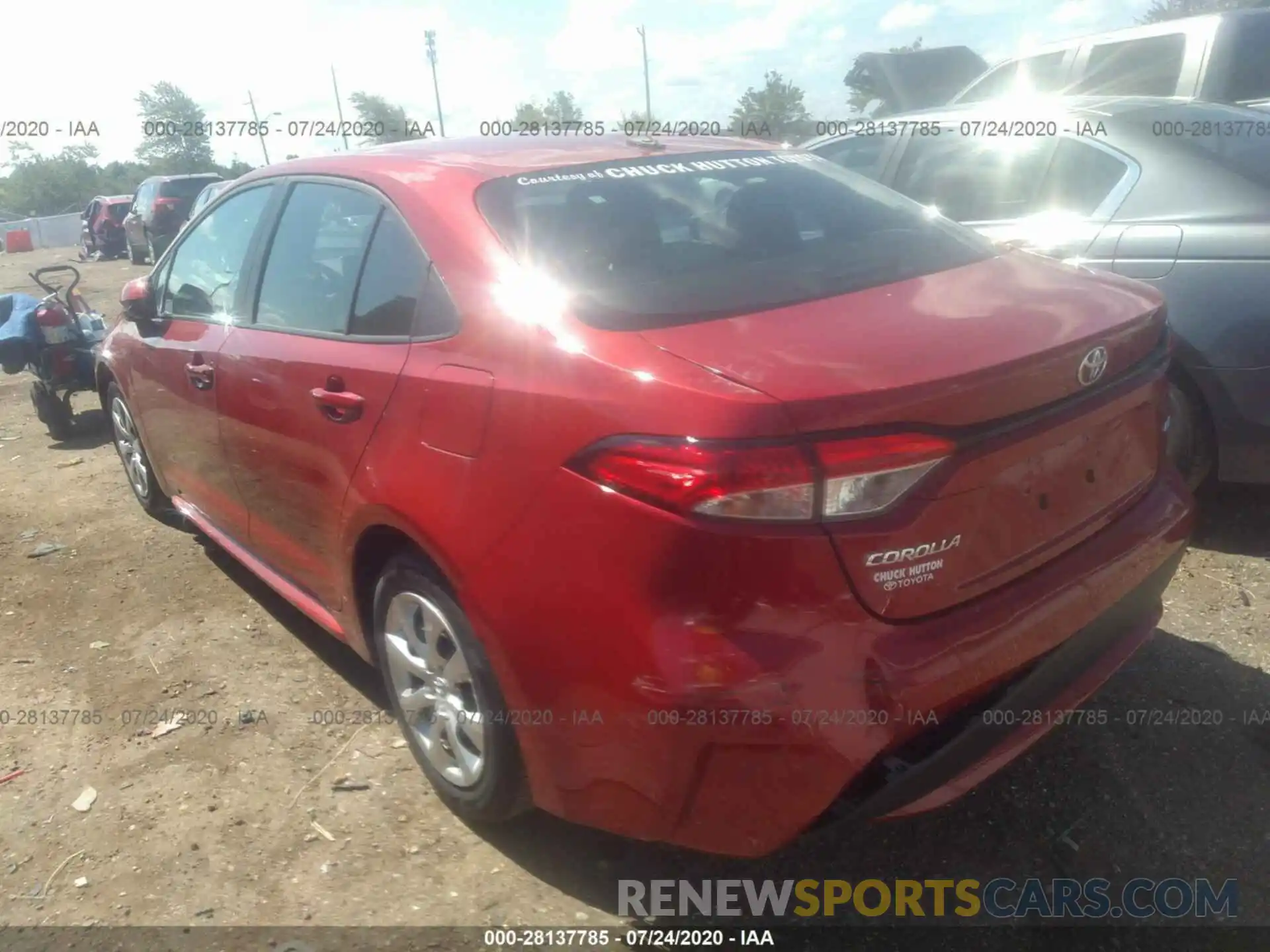 3 Photograph of a damaged car 5YFEPRAE3LP047095 TOYOTA COROLLA 2020