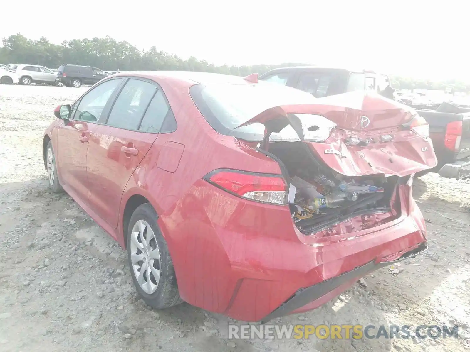 3 Photograph of a damaged car 5YFEPRAE3LP047436 TOYOTA COROLLA 2020