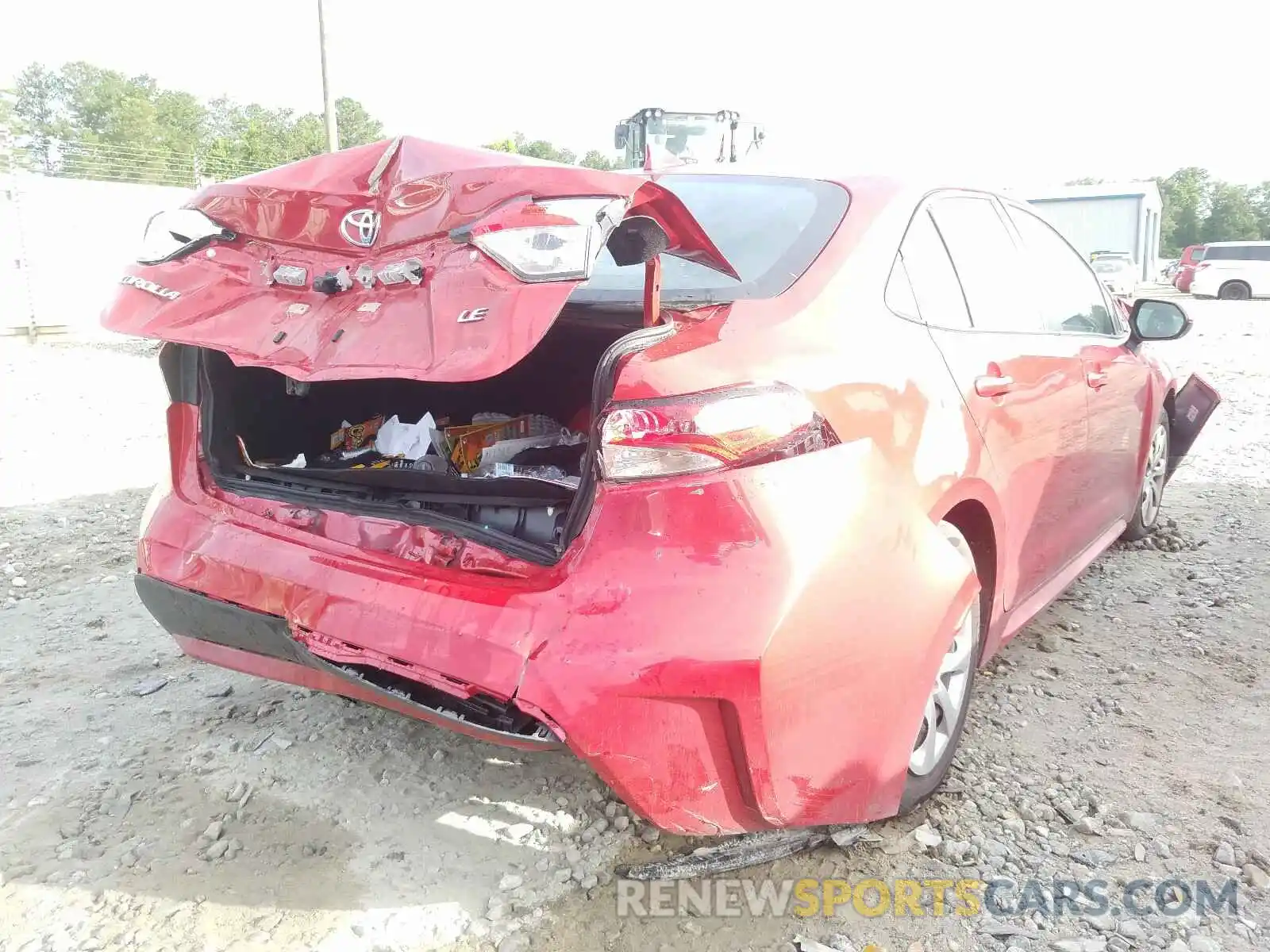 4 Photograph of a damaged car 5YFEPRAE3LP047436 TOYOTA COROLLA 2020