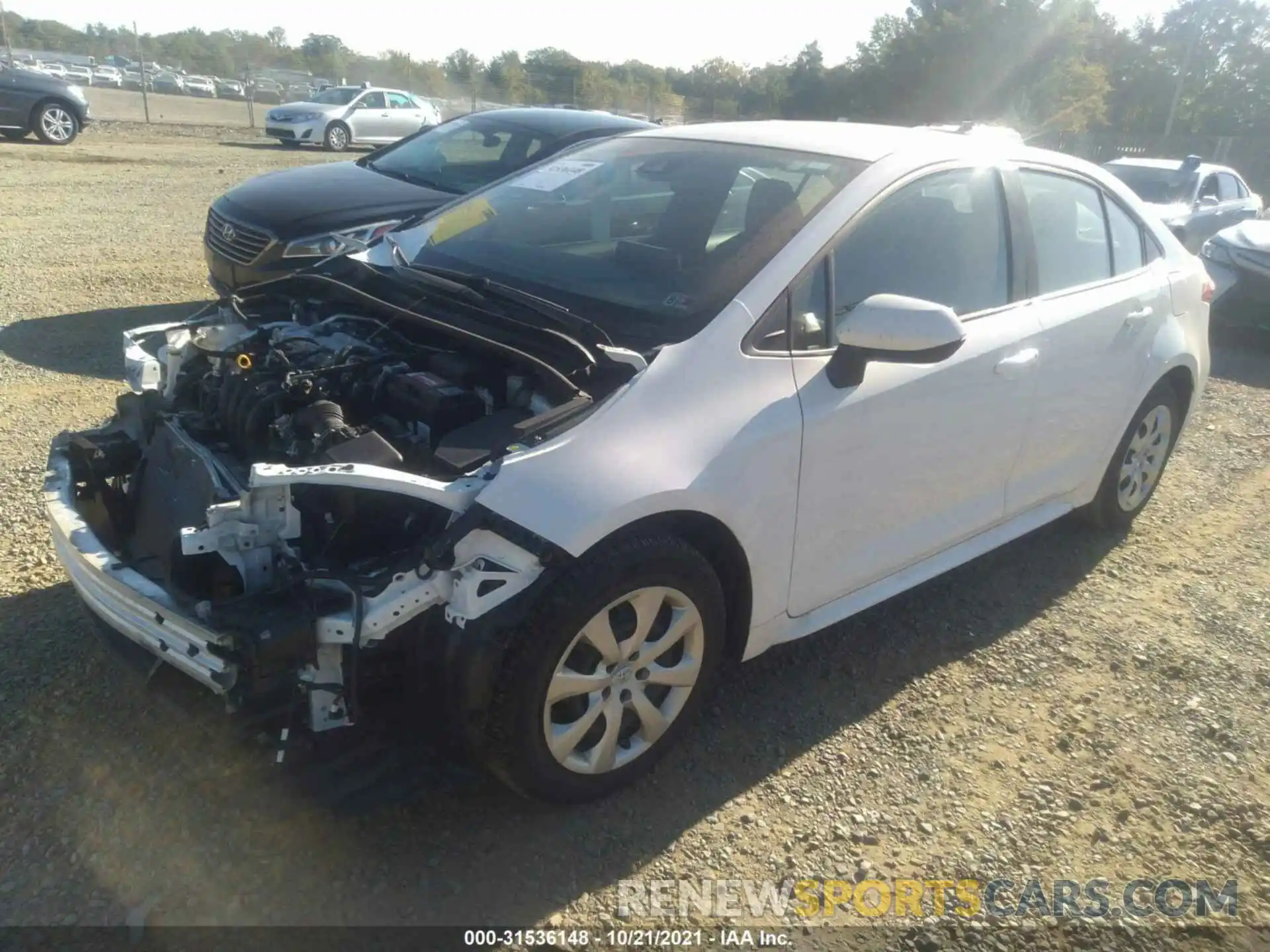 2 Photograph of a damaged car 5YFEPRAE3LP047579 TOYOTA COROLLA 2020